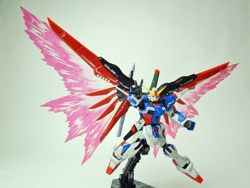 RG 1/144 デスティニーガンダム［チタニウムフィニッシュ］光の翼