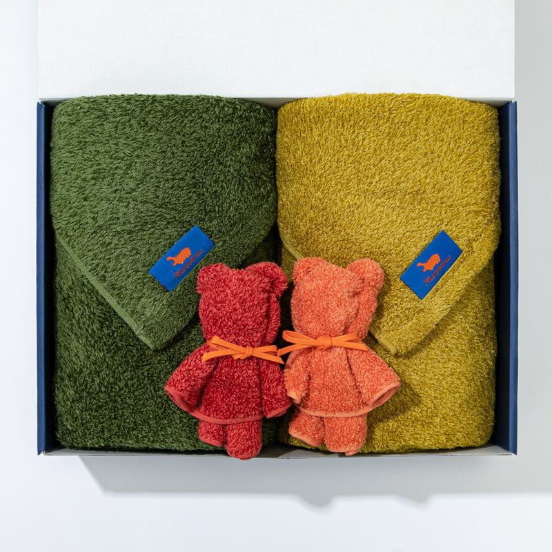 ギフト – バスタオル×2 / チーフベア×2｜Hippopotamus-ヒポポタマス