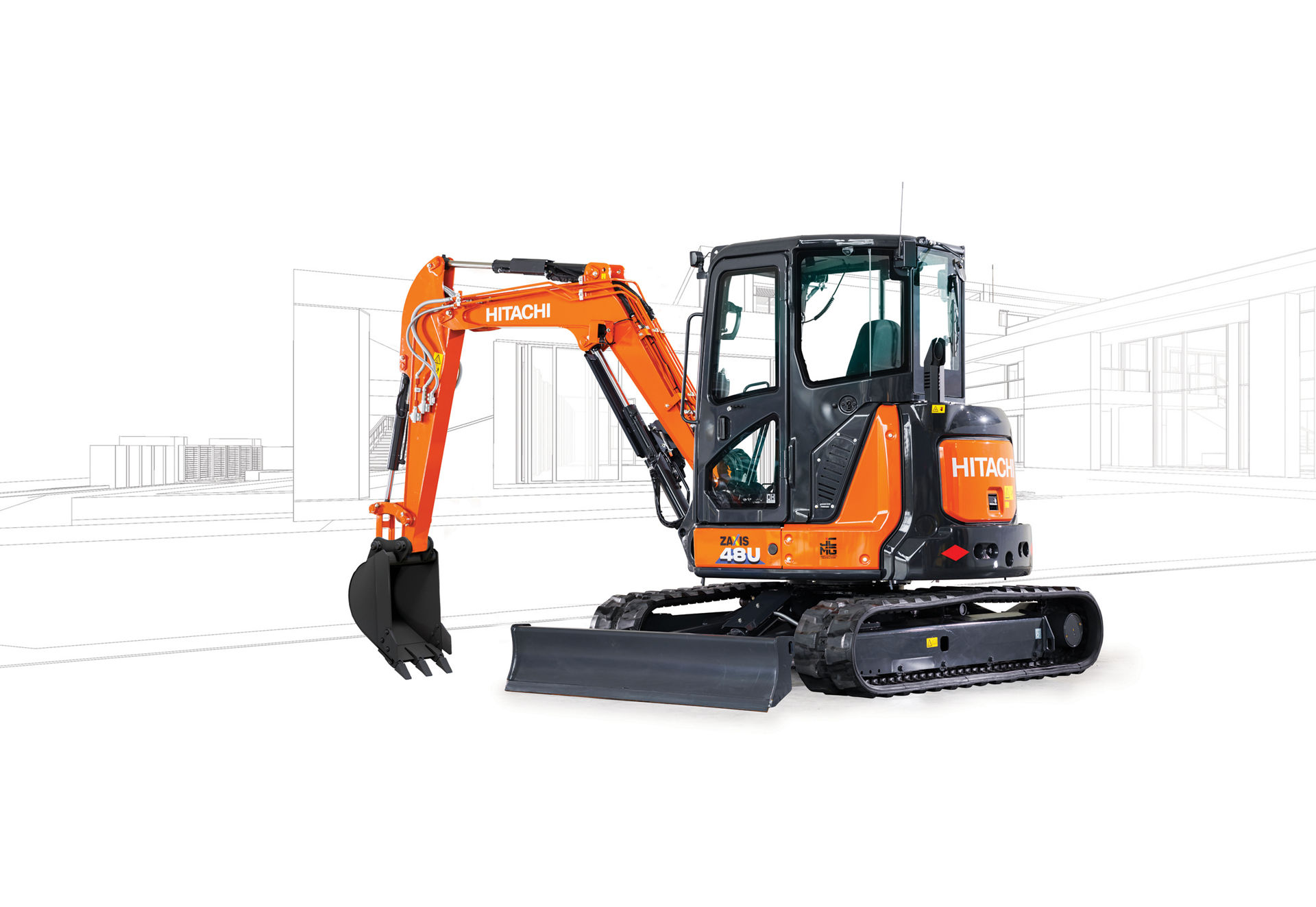 ZX38U-6 Mini Excavators - HitachiCM Europe