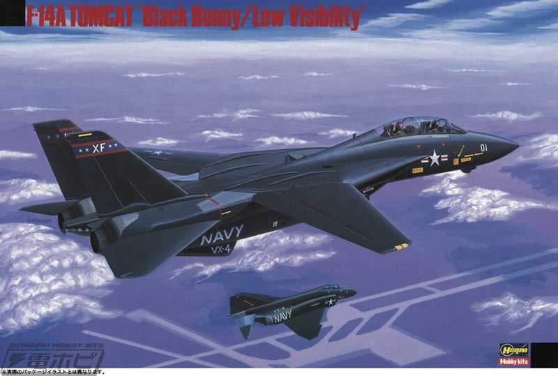 アメリカ海軍VX-4のブラックトムキャットをハセガワが限定キット化