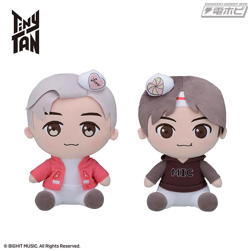 TinyTAN」プライズ新作はくっつきぬいぐるみとスイーツモチーフの