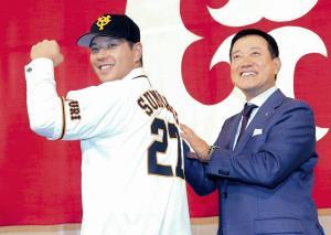 巨人】炭谷銀仁朗、捕手戦国時代を制す「死に物狂いで」入団会見