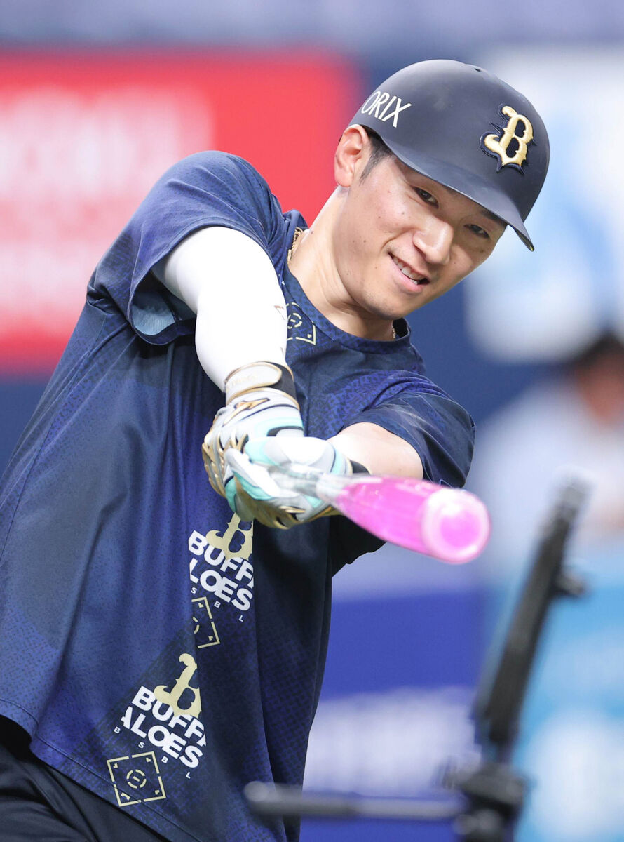 オリックス】西川龍馬が1か月半ぶり1軍復帰…左足首負傷が回復