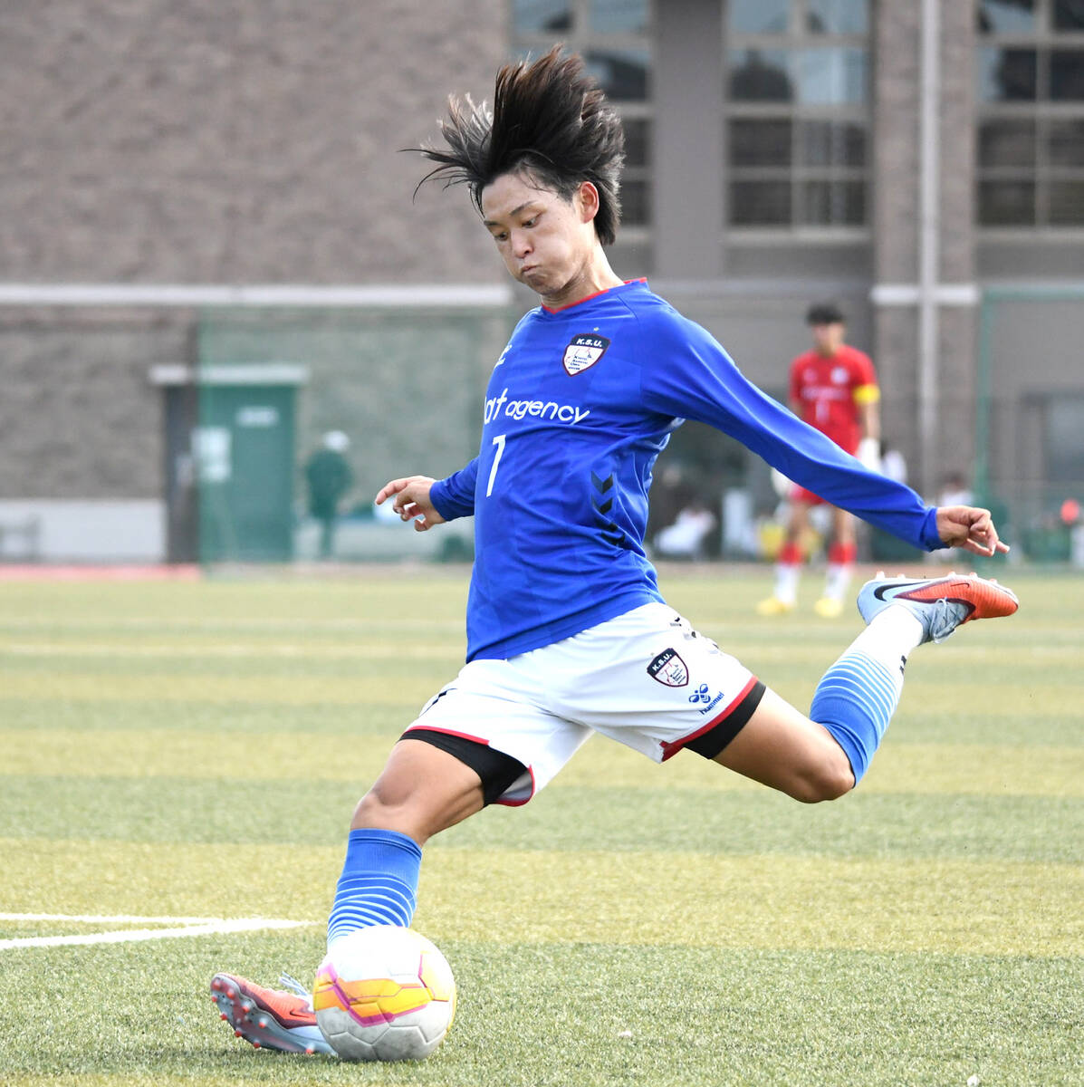大学サッカー】京都産業大学・皿良立輝 大学屈指のキック力を武器に