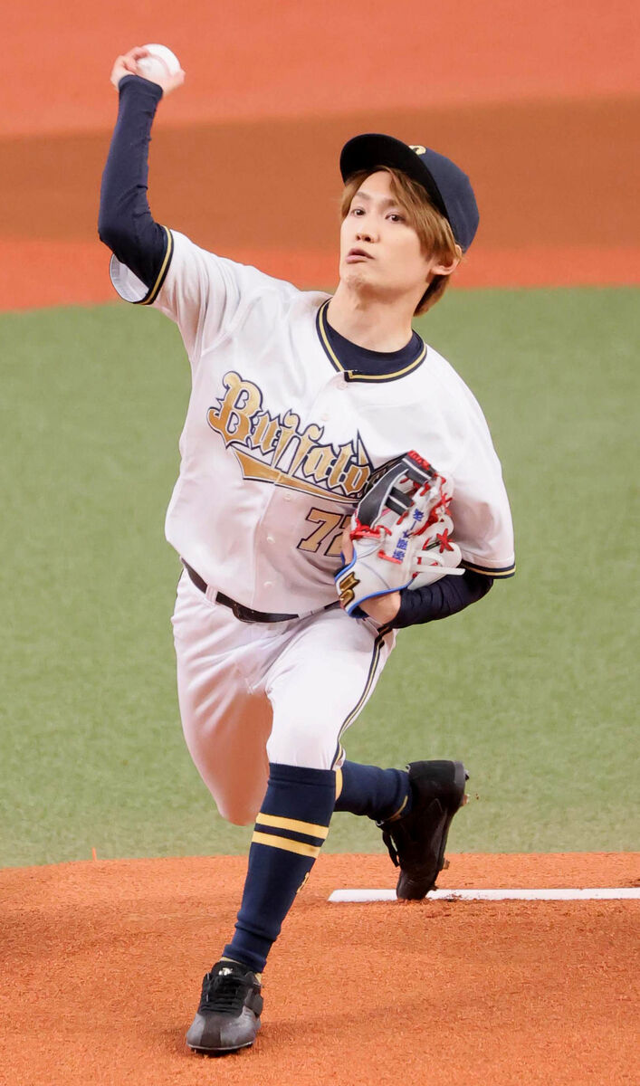 オリックス】熱烈すぎるオリ党 なにわ男子・藤原丈一郎、728ユニで