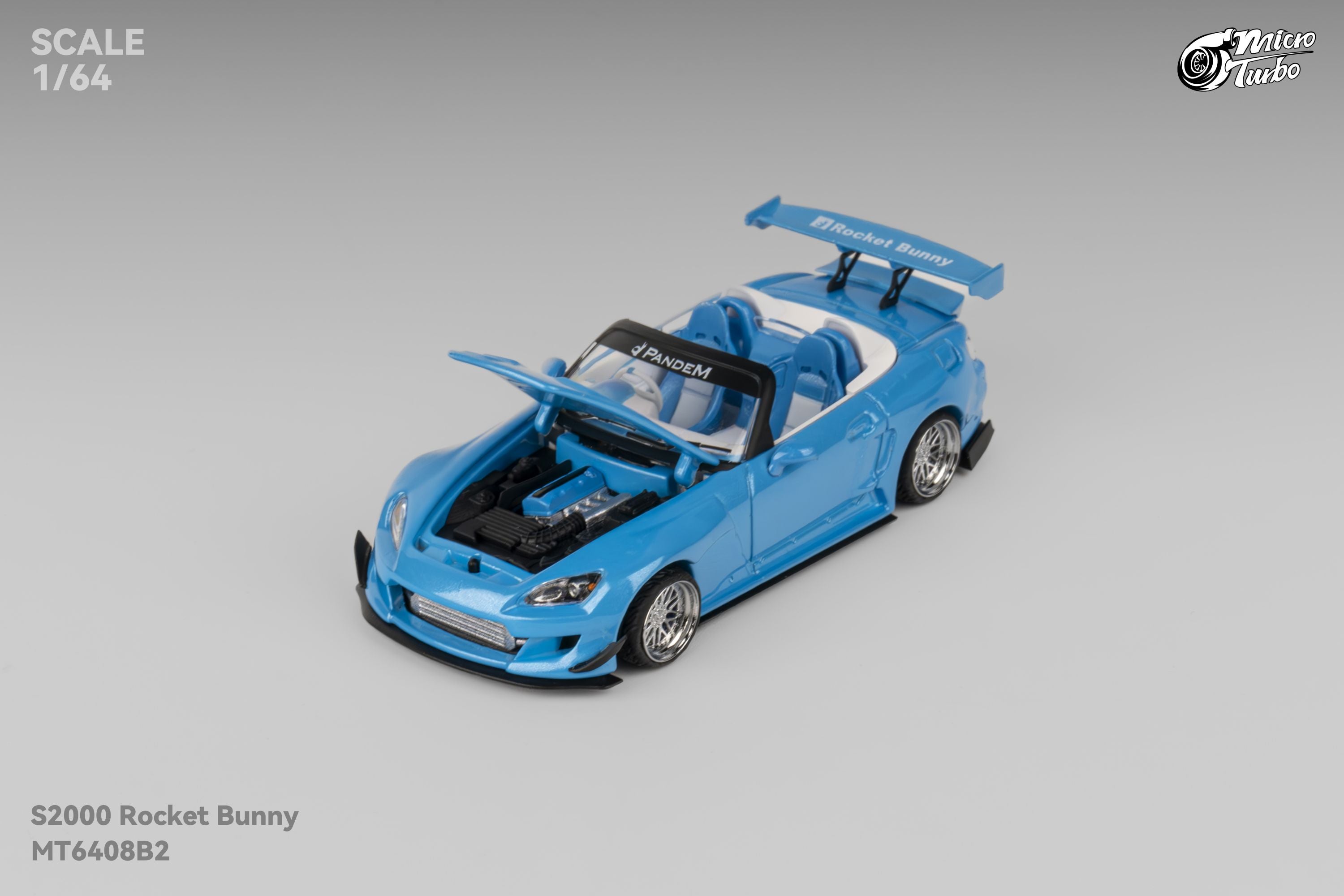 Microturbo 1:64 Custom S2000 RB - Metallic Blue MT6408B2 – Horizon