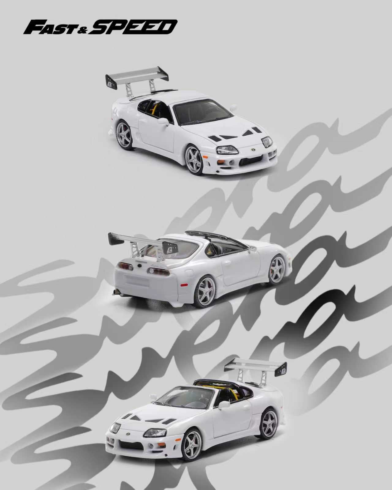 Preorder] Fast Speed 1:64 Toyota Supra Targa Roadster (3 Colours