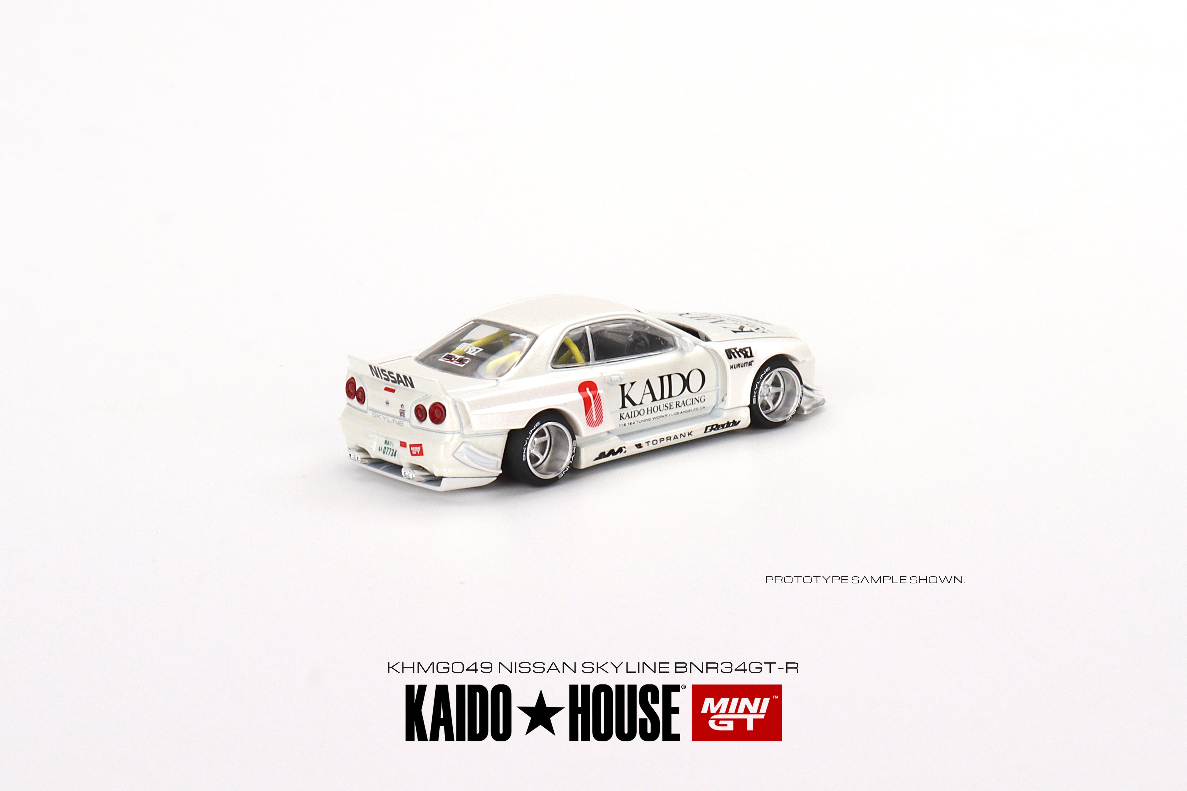 Kaido House + Mini GT 1:64 Nissan Skyline GT-R (R34) Kaido Works