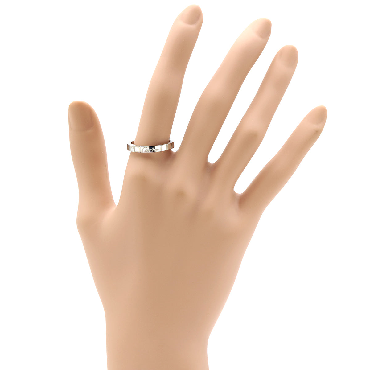 カルティエ Cartier ラニエール リング ホワイトゴールド K18WG #56
