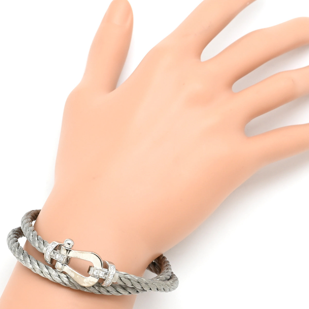 フレッド FRED フォース10 LM シルバー×ホワイトゴールド K18WG