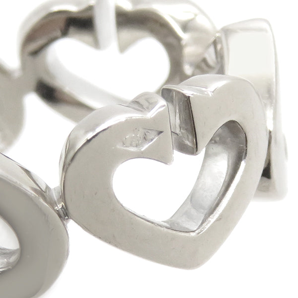 カルティエ Cartier Cハート ダイヤ ホワイトゴールド ＃48(JP8