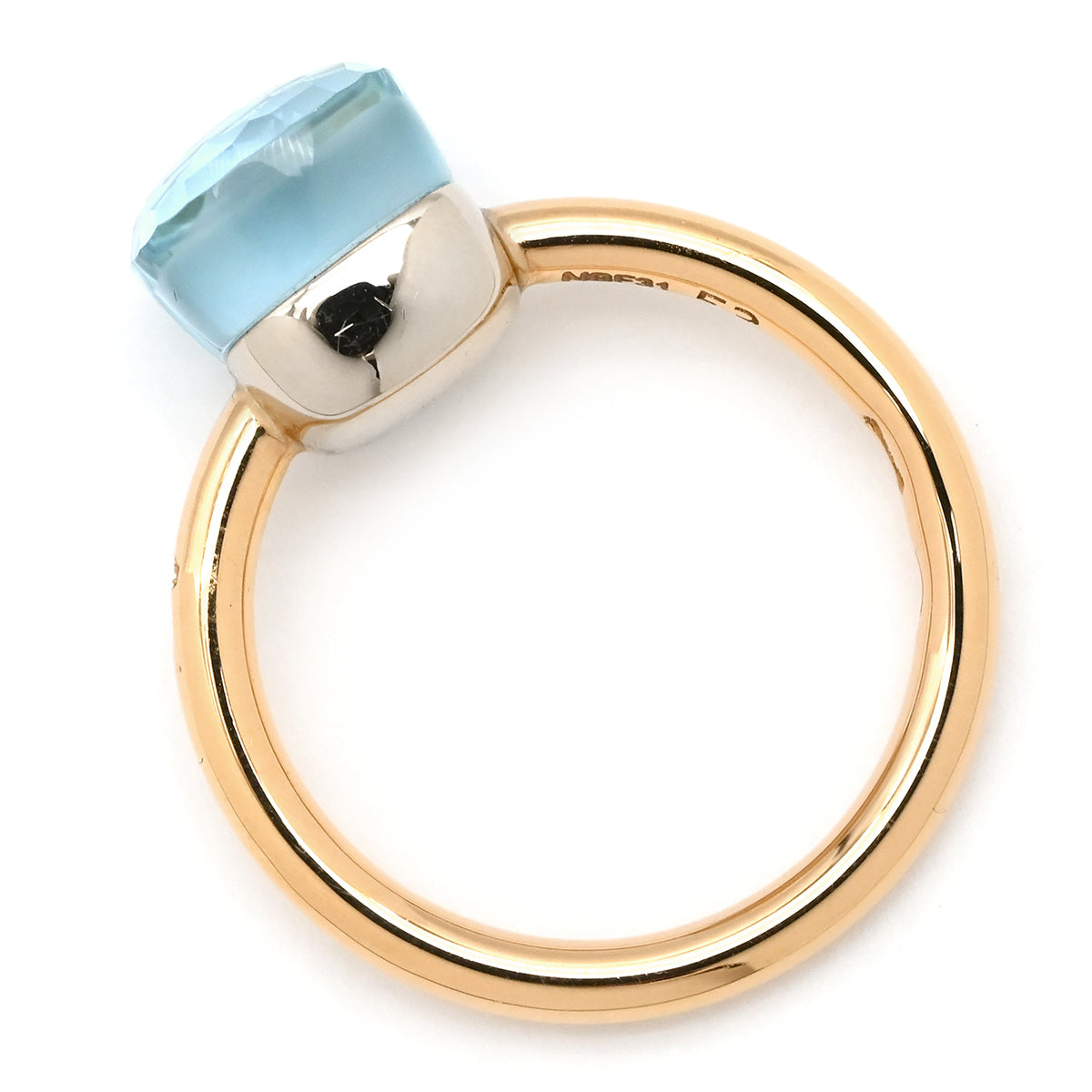 ポメラート Pomellato ヌード リング PAB4030 ブルーXイエローゴールド