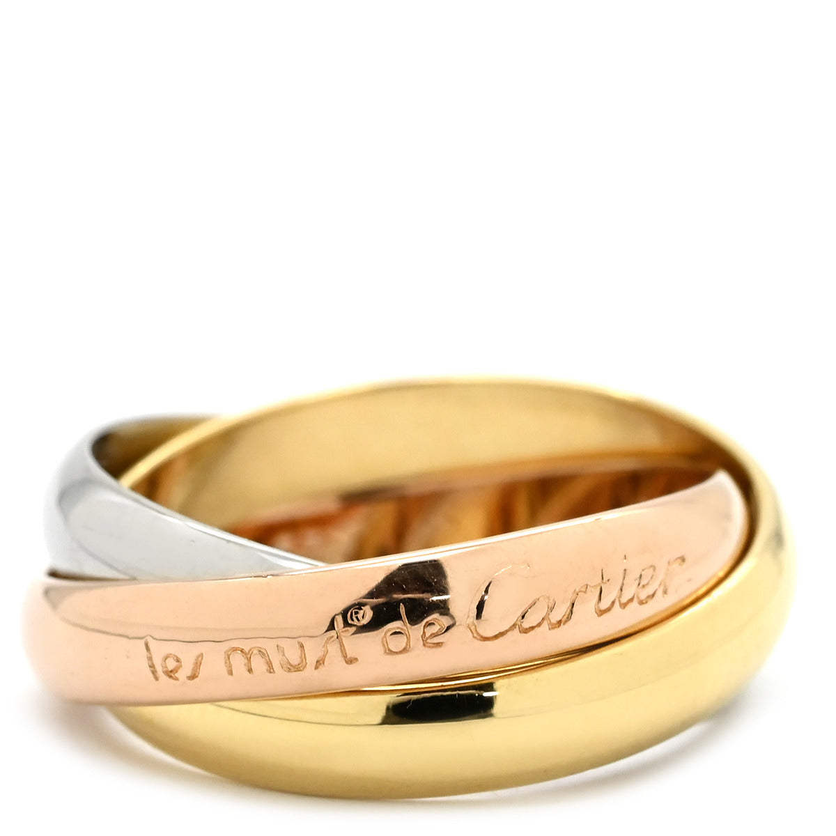 カルティエ Cartier トリニティ ホワイトゴールド×イエローゴールド