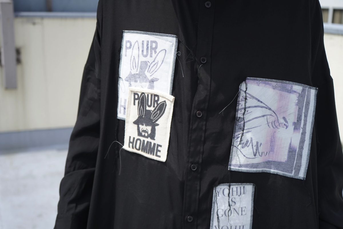 YOHJI YAMAMOTO 19S/S Patchwork Shirt | HUES 福岡セレクトショップ