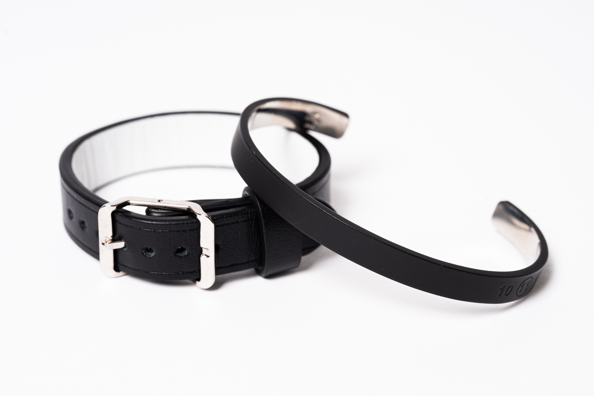 Maison Margiela Paint Bangle & Leather Bracelet | HUES 福岡