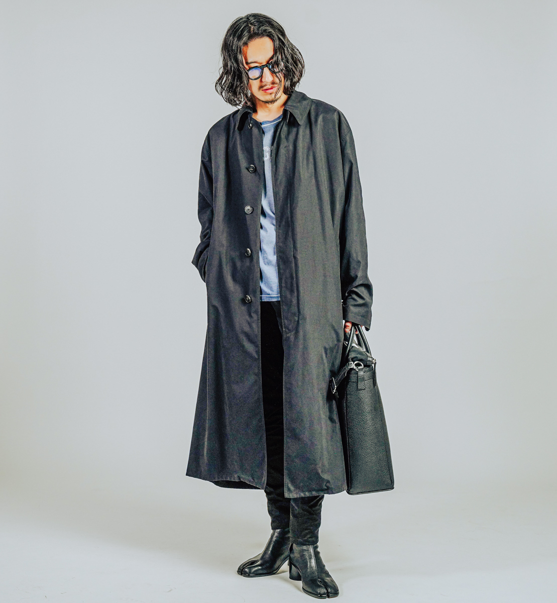 メゾンマルジェラのステンカラーコート2024 | HUES 福岡セレクトショップ