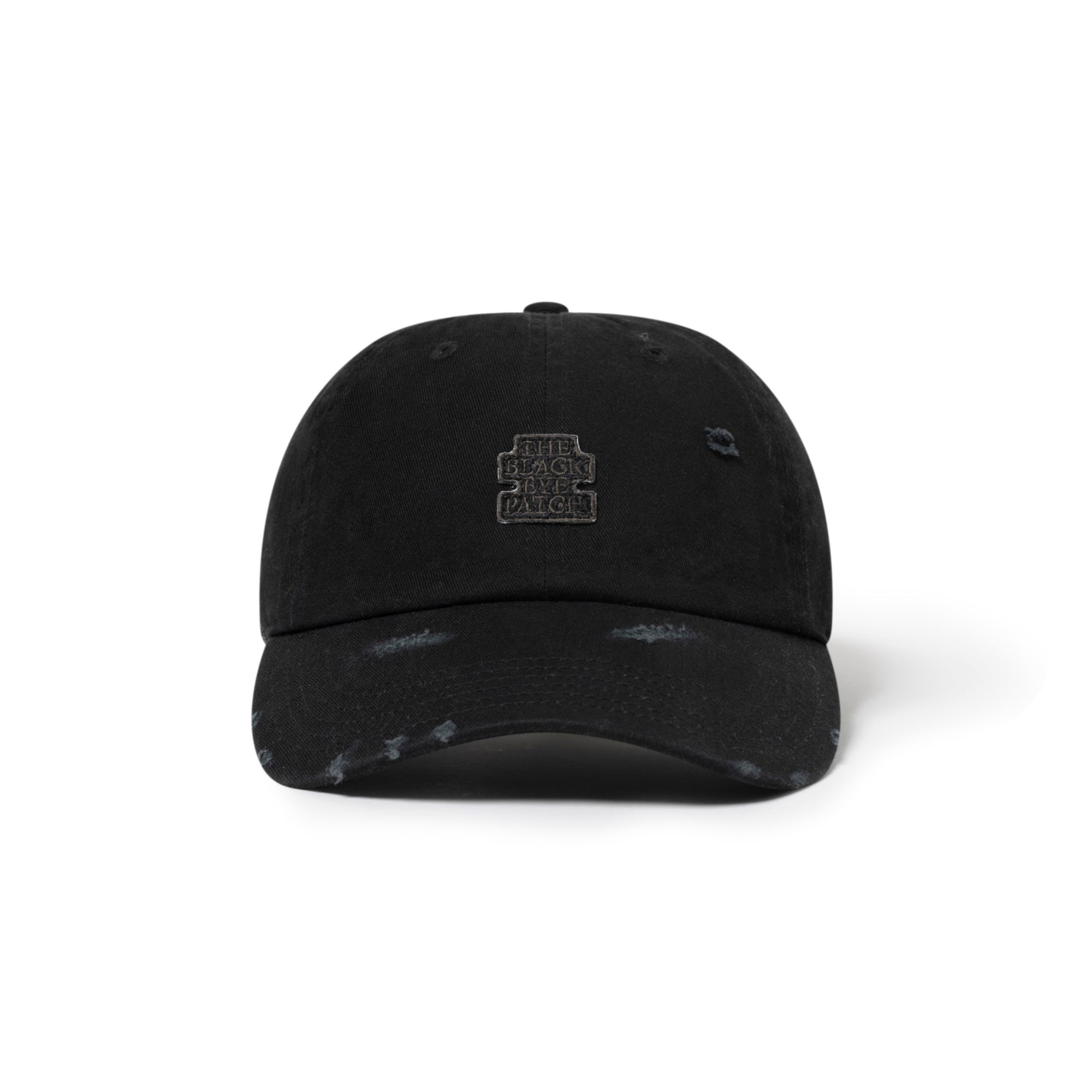 Black Eye Patch DAMAGED SMALL OG CAP ブラックアイパッチの