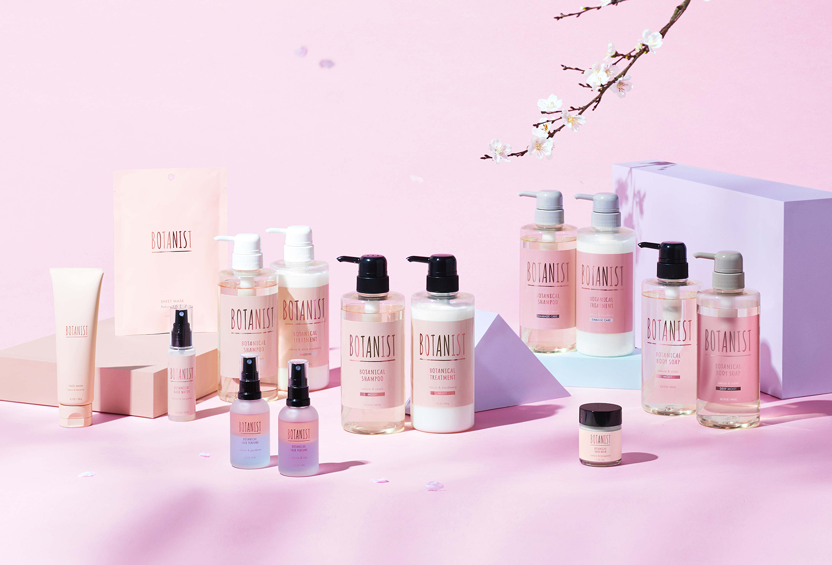 歩くたび、サクラふわり。香り高評価 98% ※ の BOTANIST 春限定