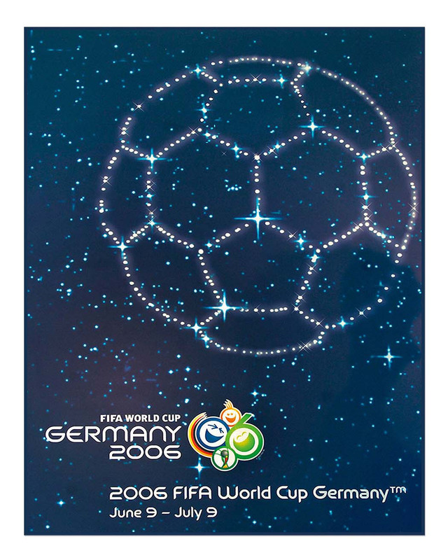 2006 Soccer World Cup Germany Poster - Football Wall Art 12X16