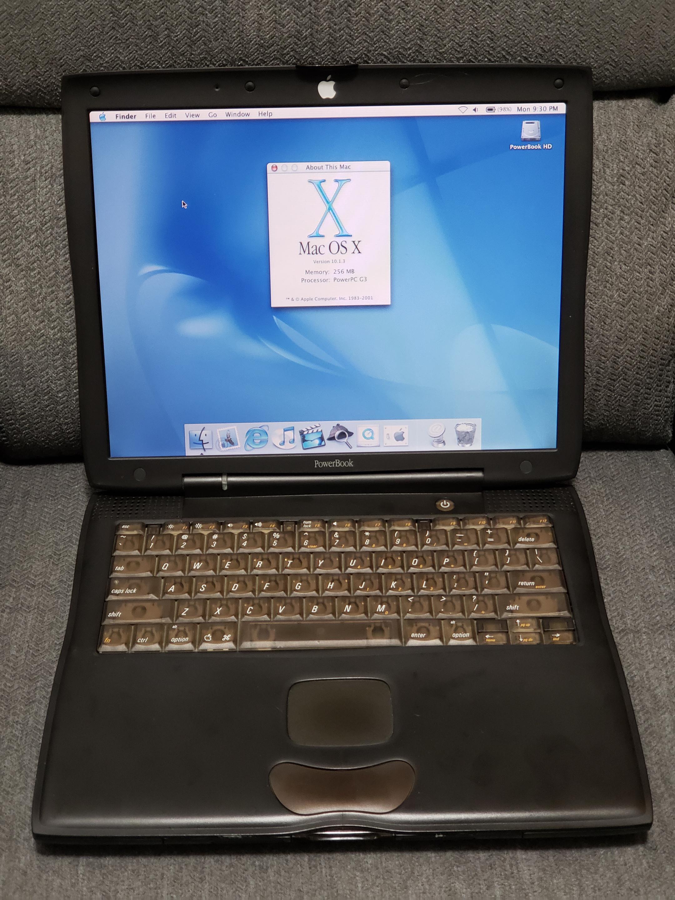 Something is fascinating to me about OS X officially running on