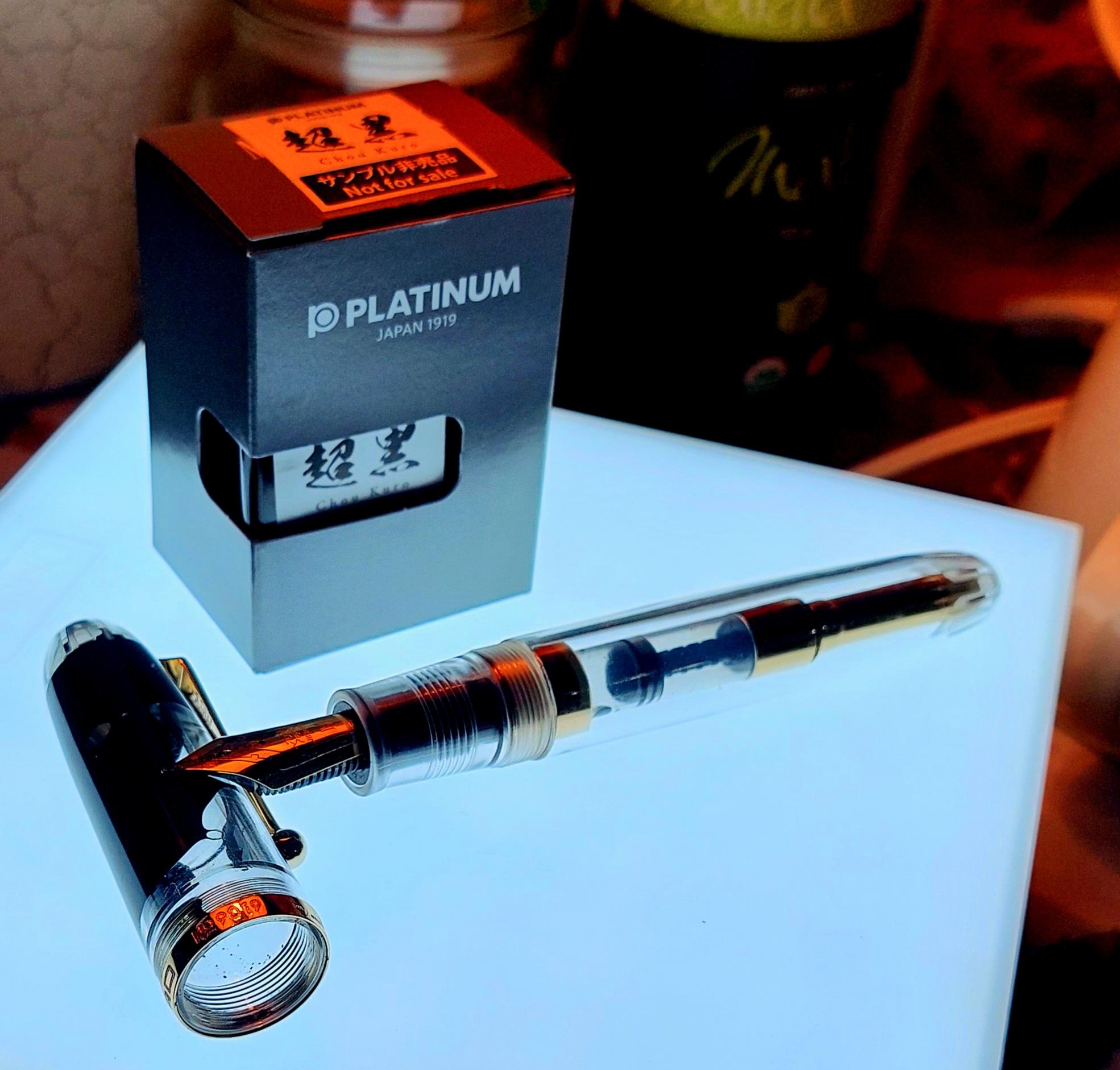 The terrifying power of Platinum Chou Kuro : r/fountainpens