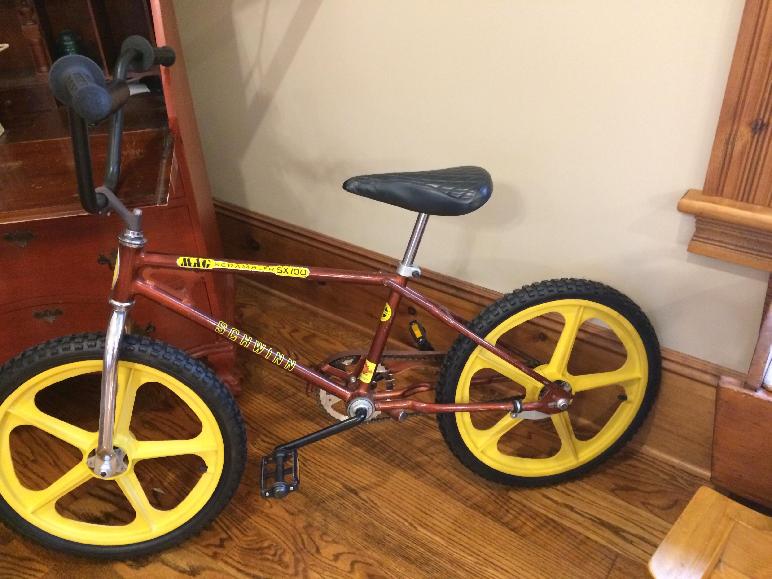お父さんたちがレストアした79年製のSchwinn Scrambler : r/bmx