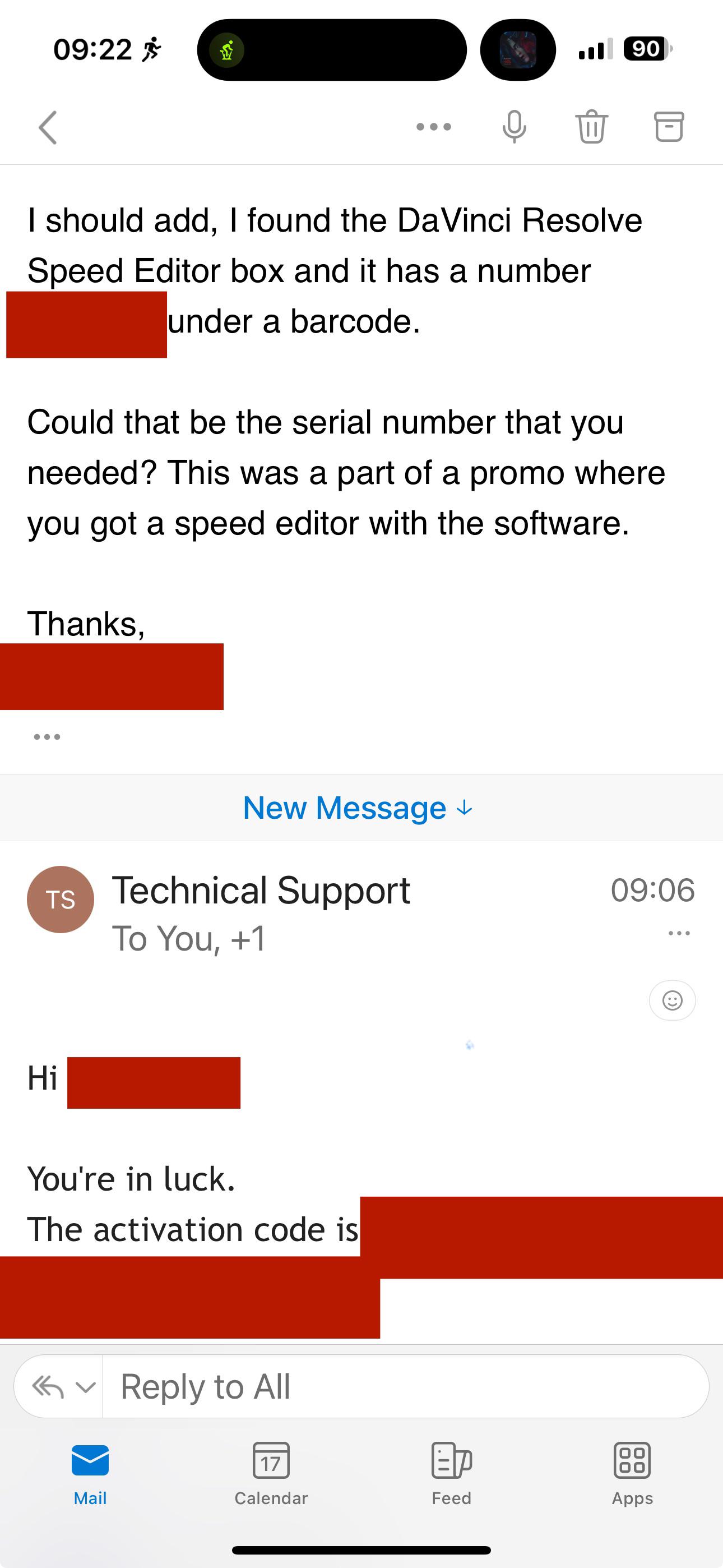 DaVinci Resolve Studioのアクティベーションコードをどうやって