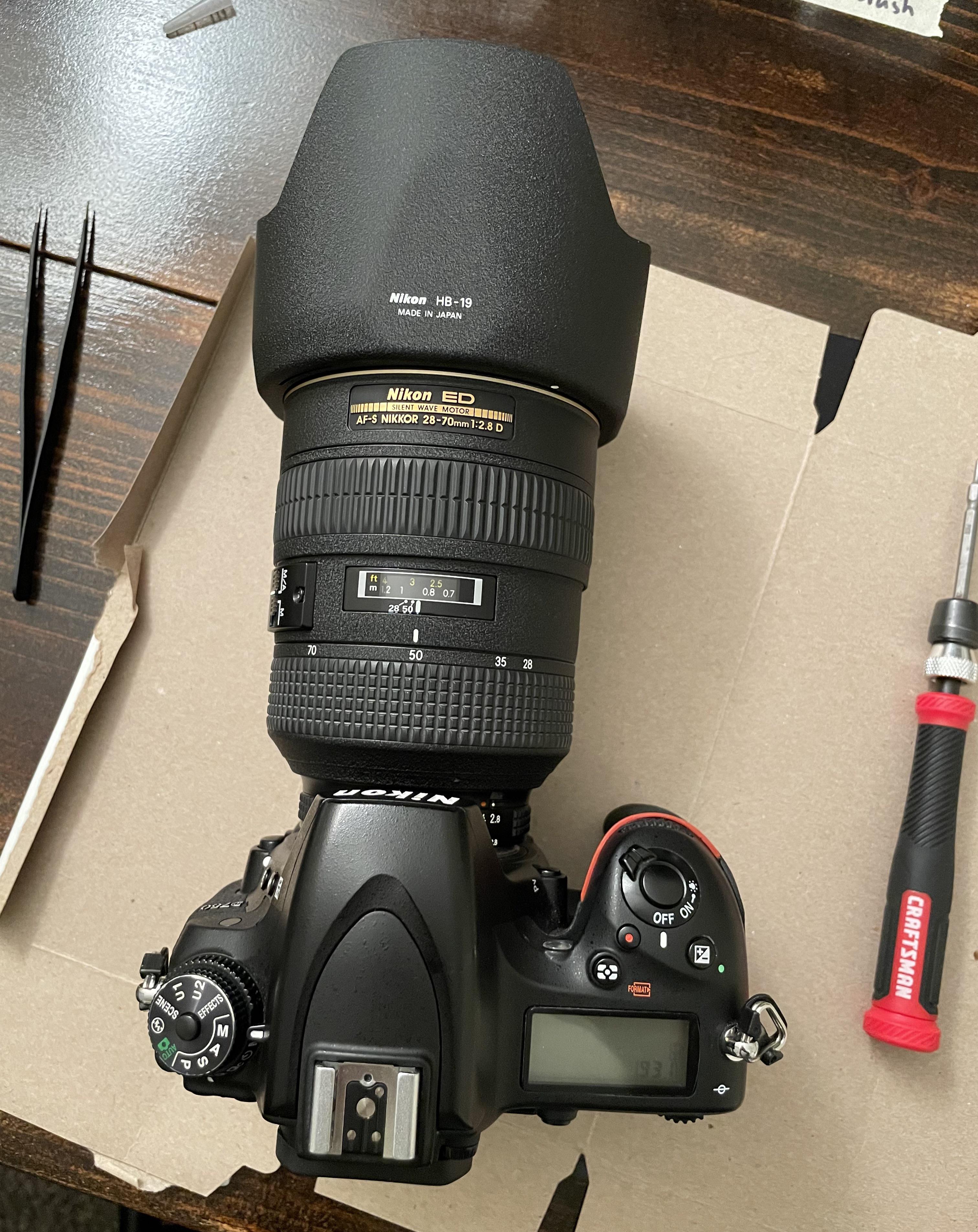 28-70mm f2.8を修理したぜ！ : r/Nikon