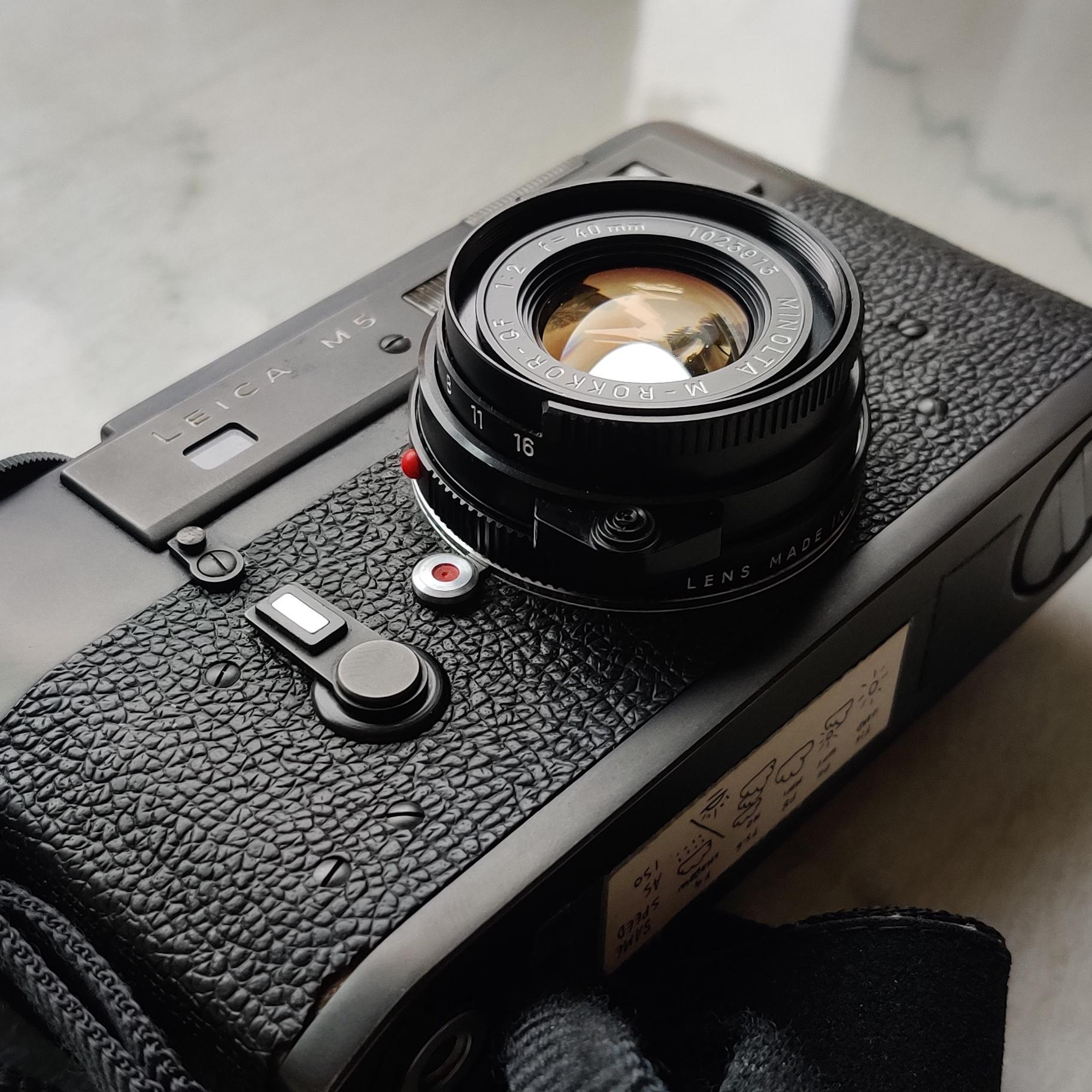 Jumping in on the new camera posts: my new to me Leica M5 with