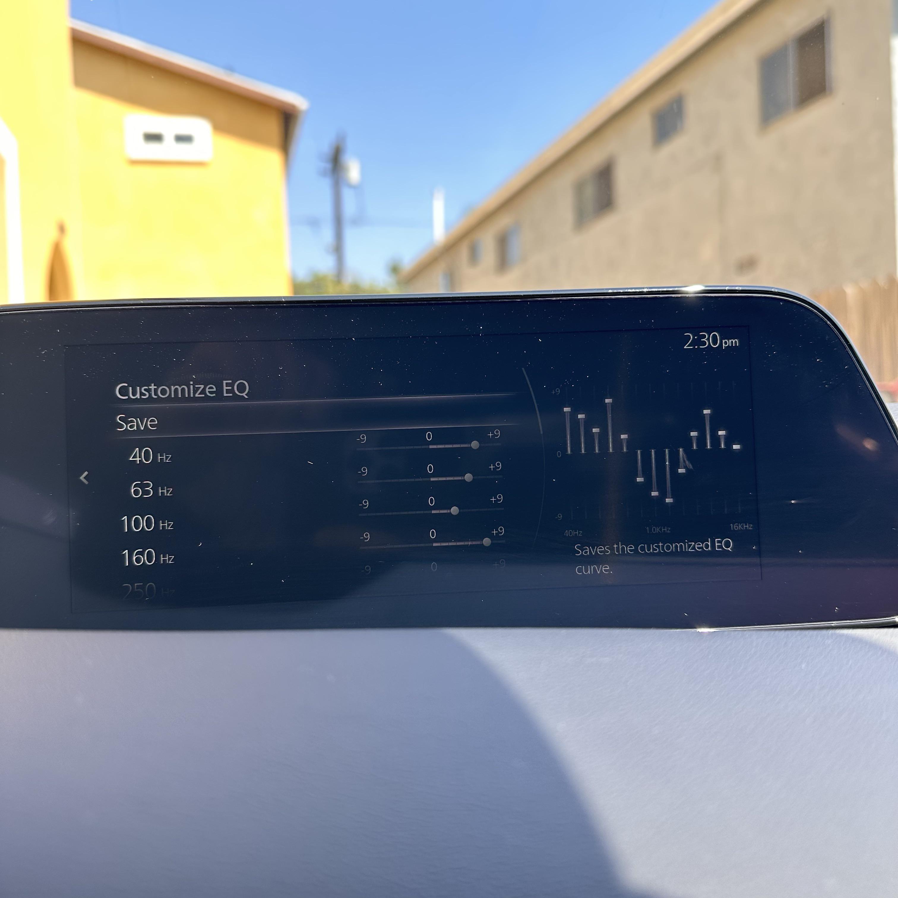 純正サウンドシステムのEQ設定 : r/mazda3