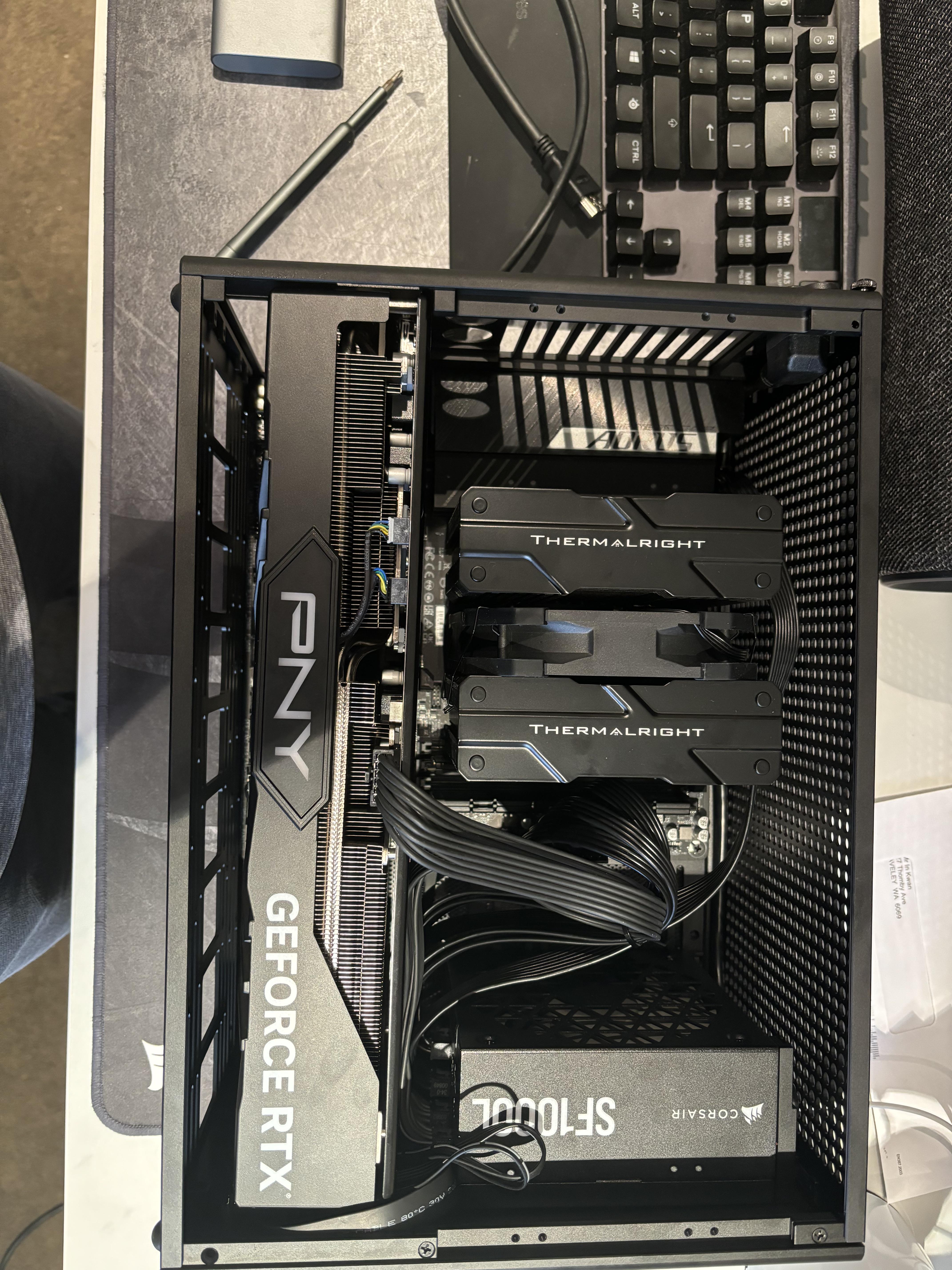 Ncase M2 mATXマザーボード + SFX-L + フルレングスGPU : r/sffpc