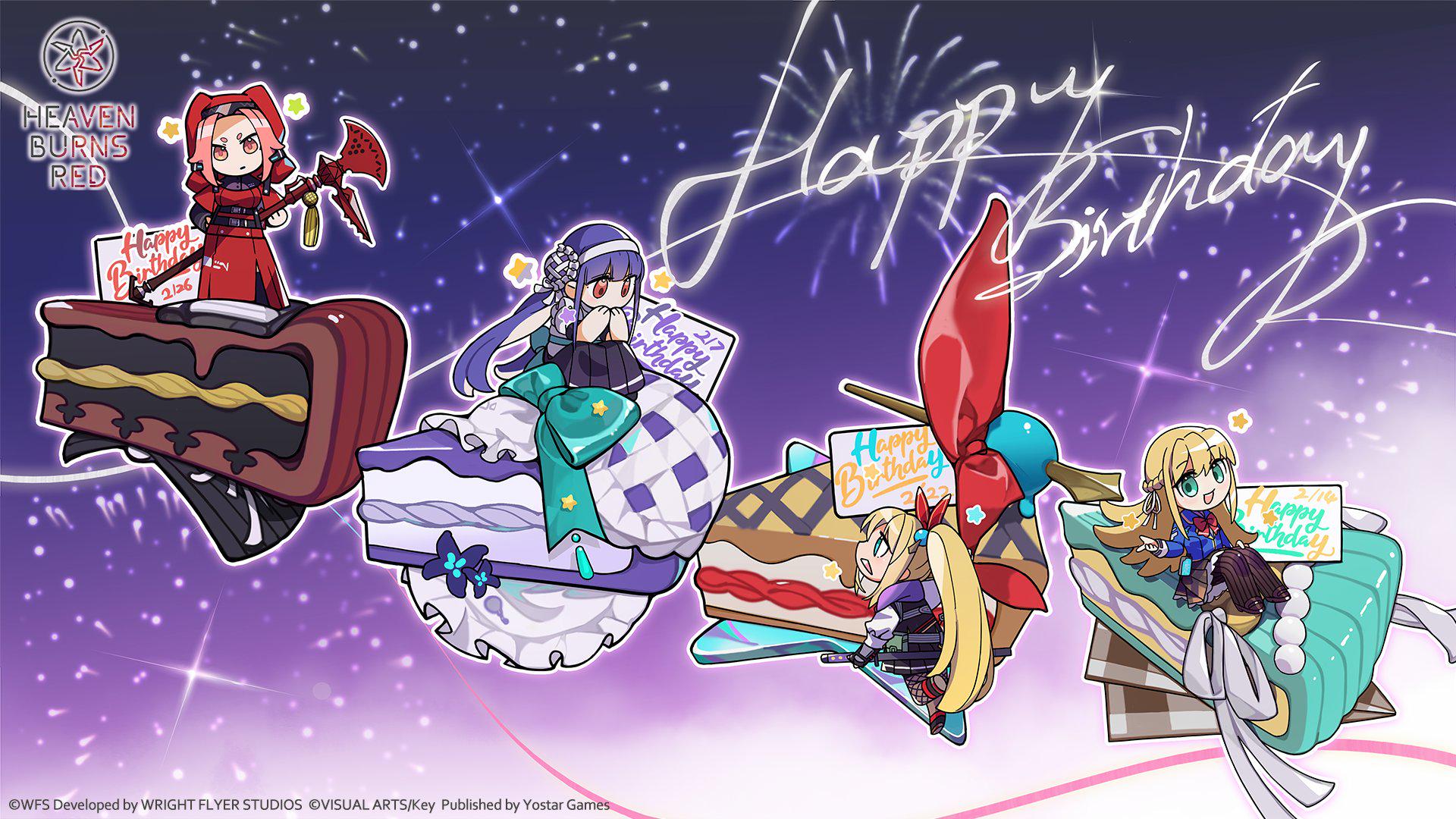 Happy Birthday to our fabulous February celebrants: Mari, Tsukasa