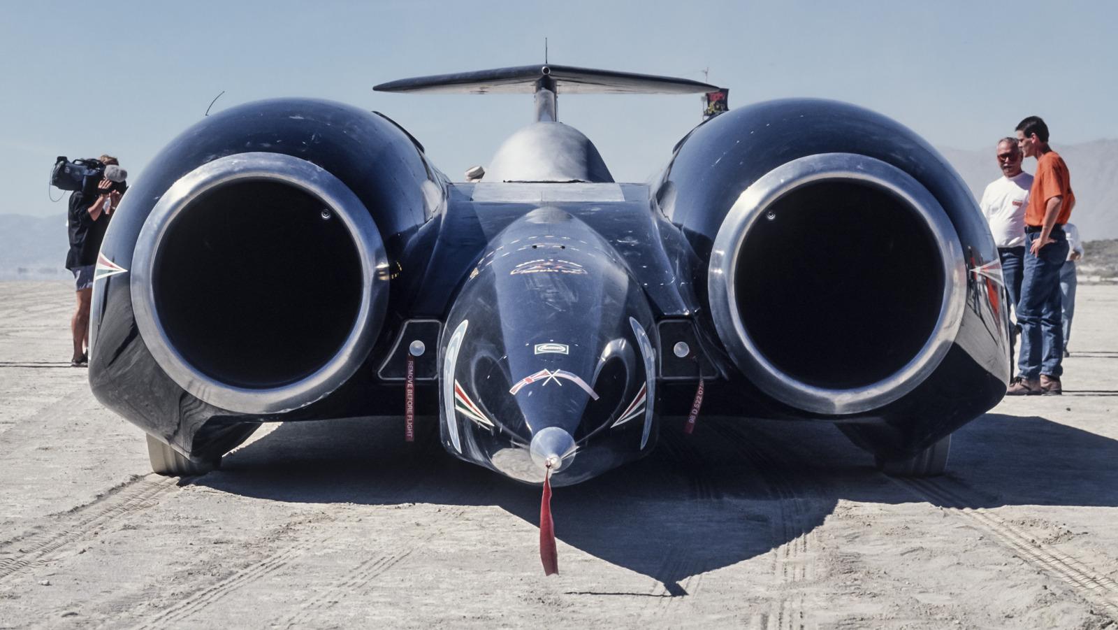 The Thrust SSC holds the world land speed record, set on 15
