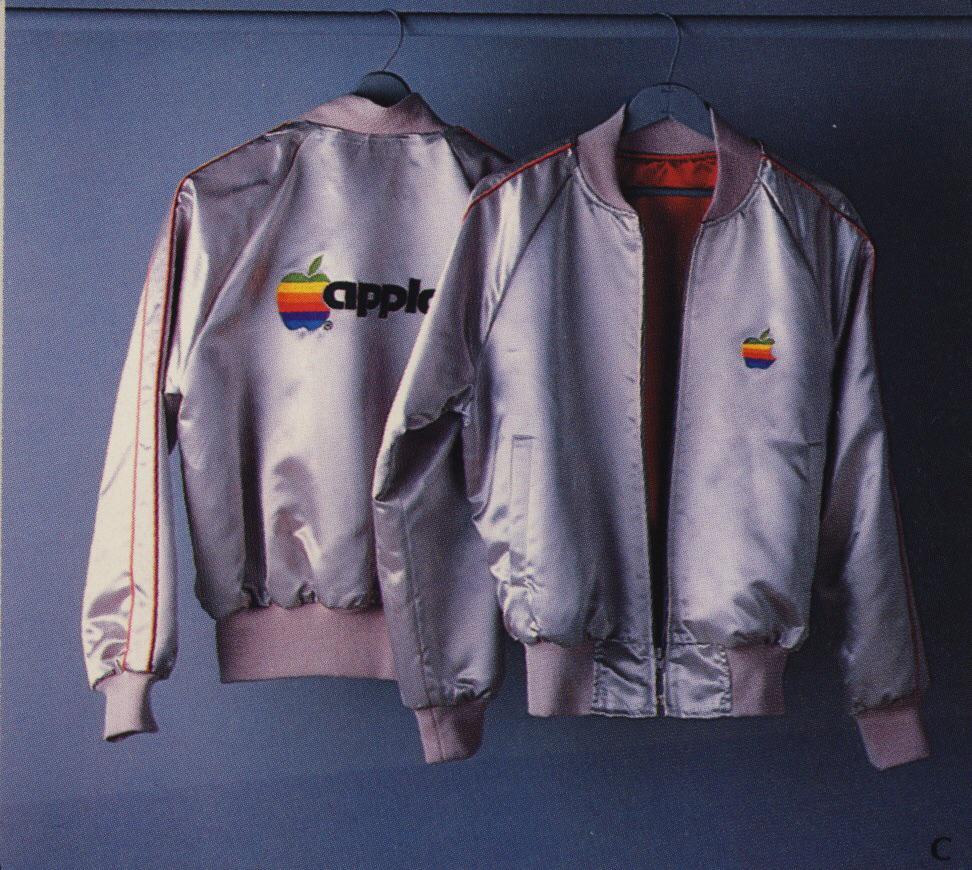 Apple jacket from the company's clothing line released back in