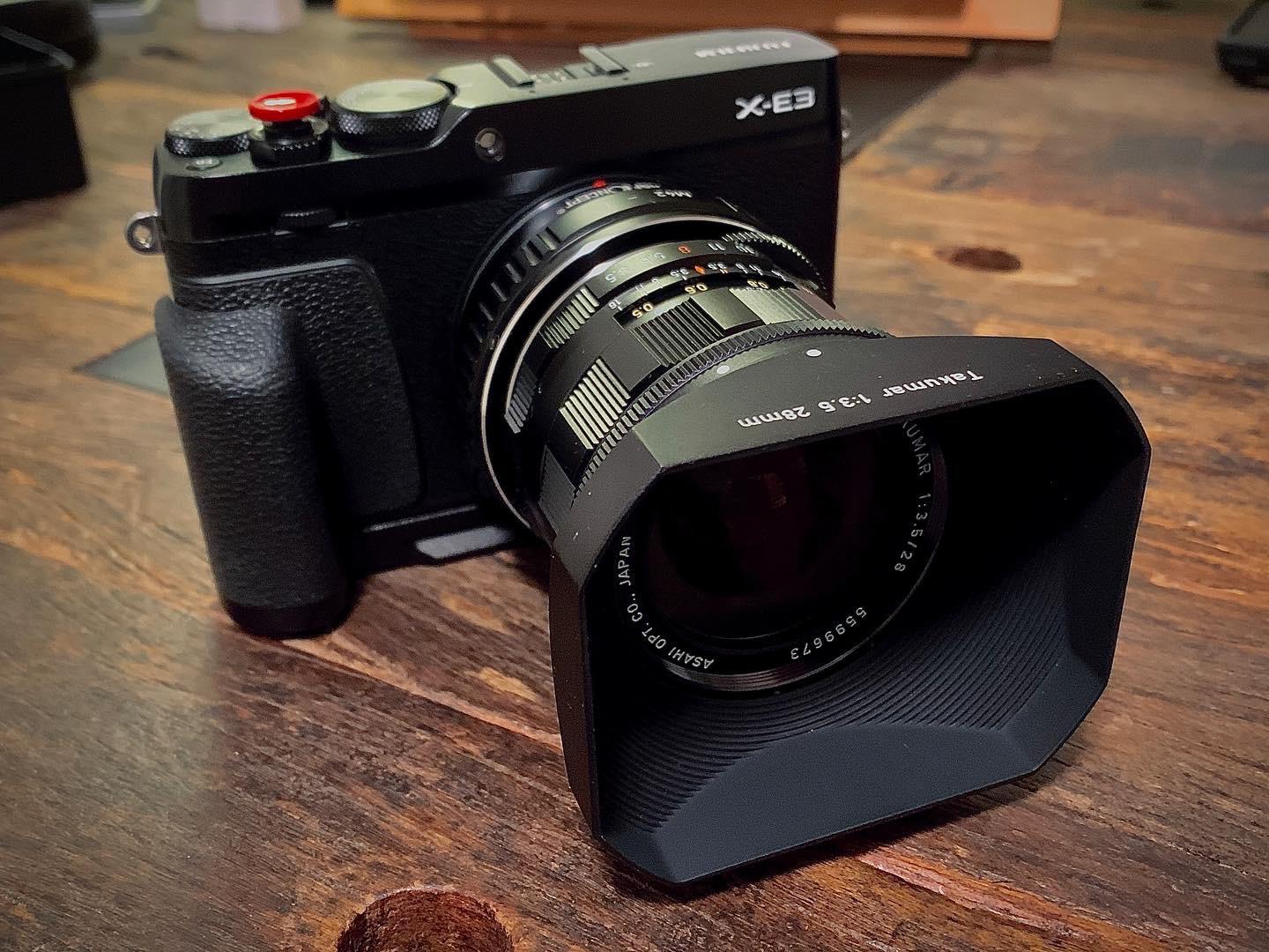 X-E3 with a 1973 Asahi Pentax SMC Super Takumar 28mm F3.5. A great