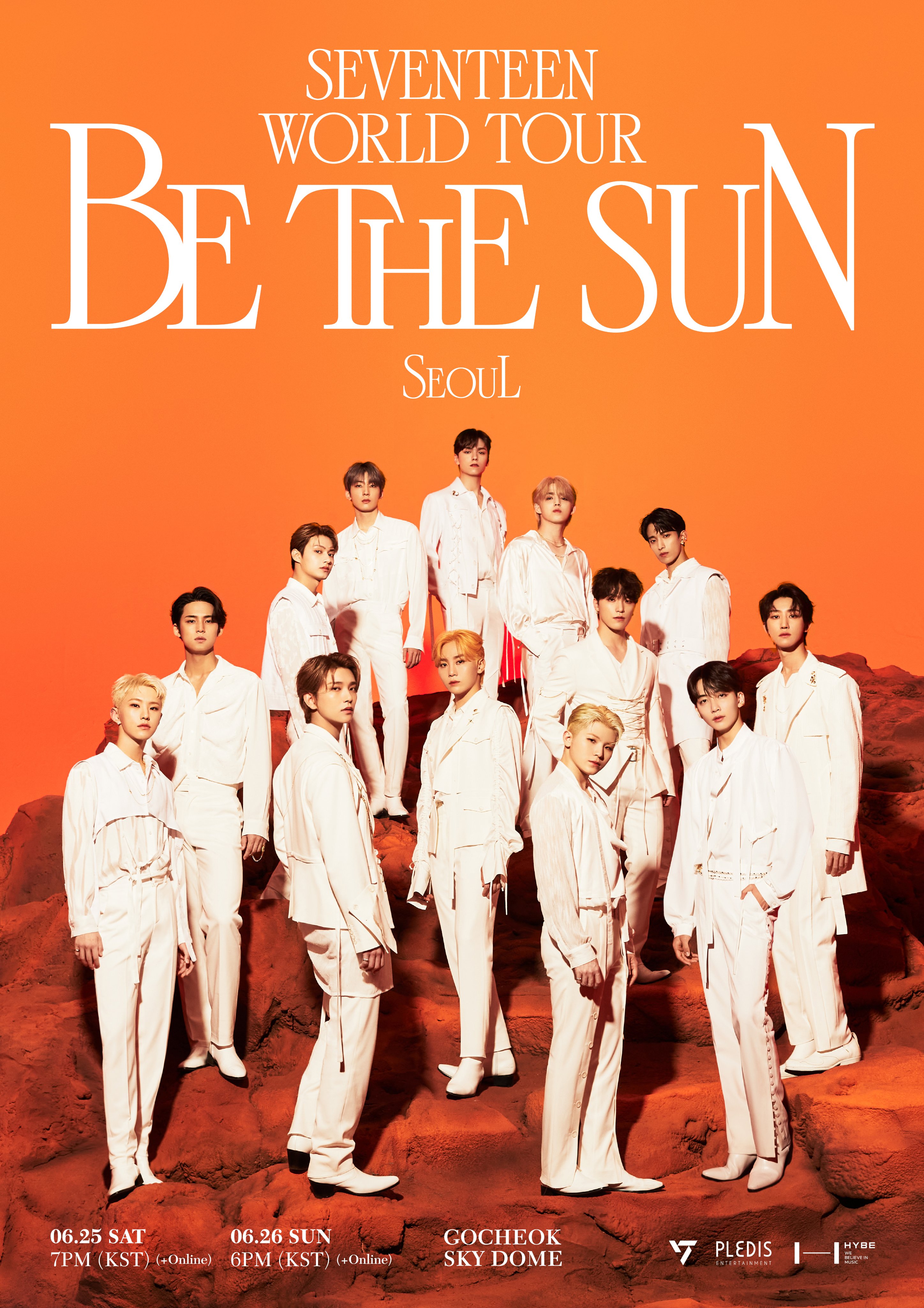 SEVENTEEN - World Tour 'BE THE SUN' in Seoul (Teaser Poster) : r/kpop