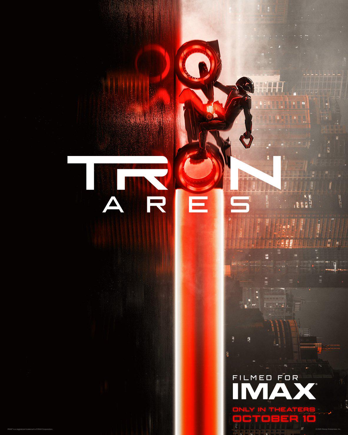 Official IMAX Poster for Tron: Ares : r/scifi