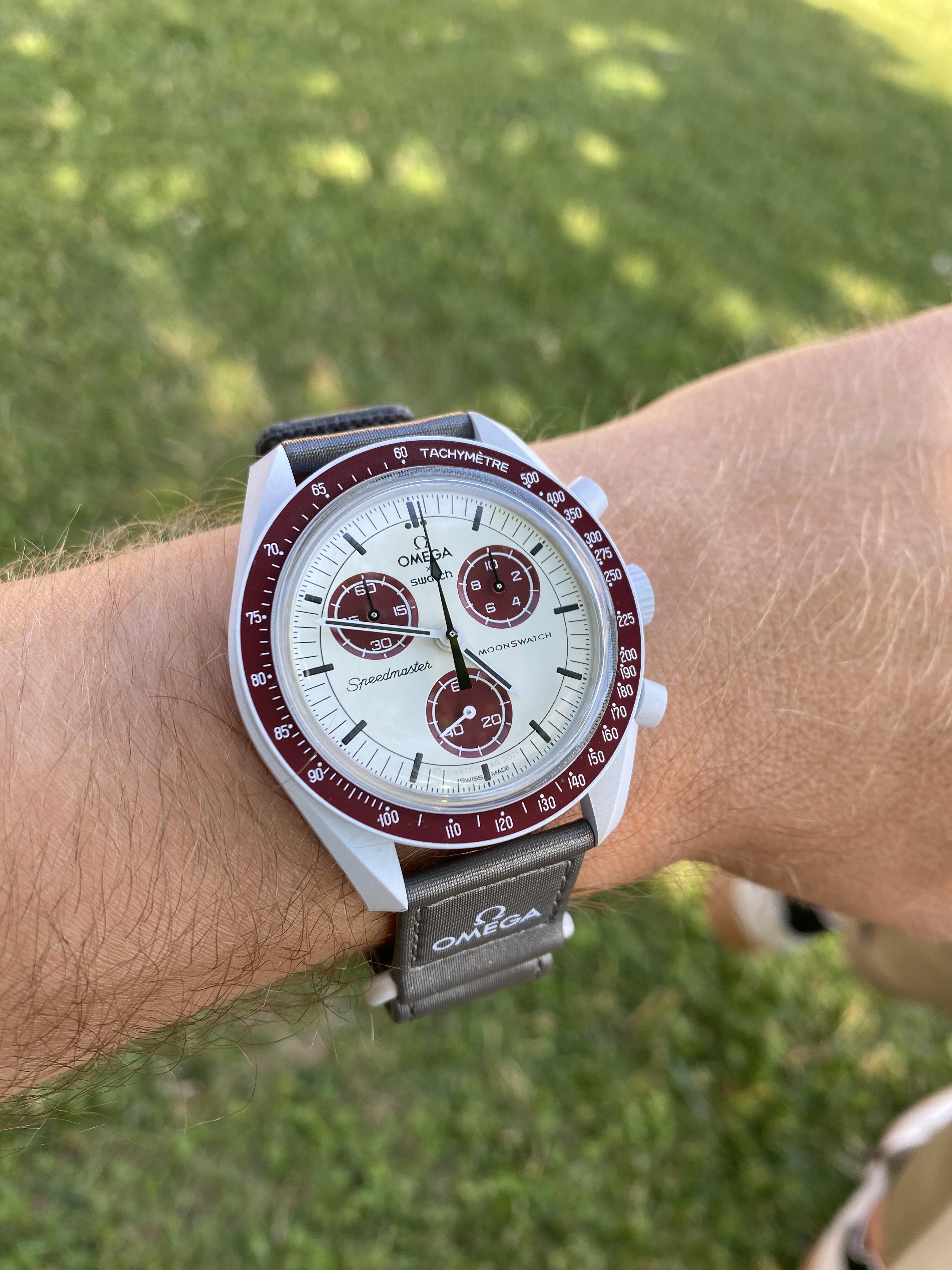 Omega X Swatch] やっとお気に入りの文字盤、Mission to Pluto を