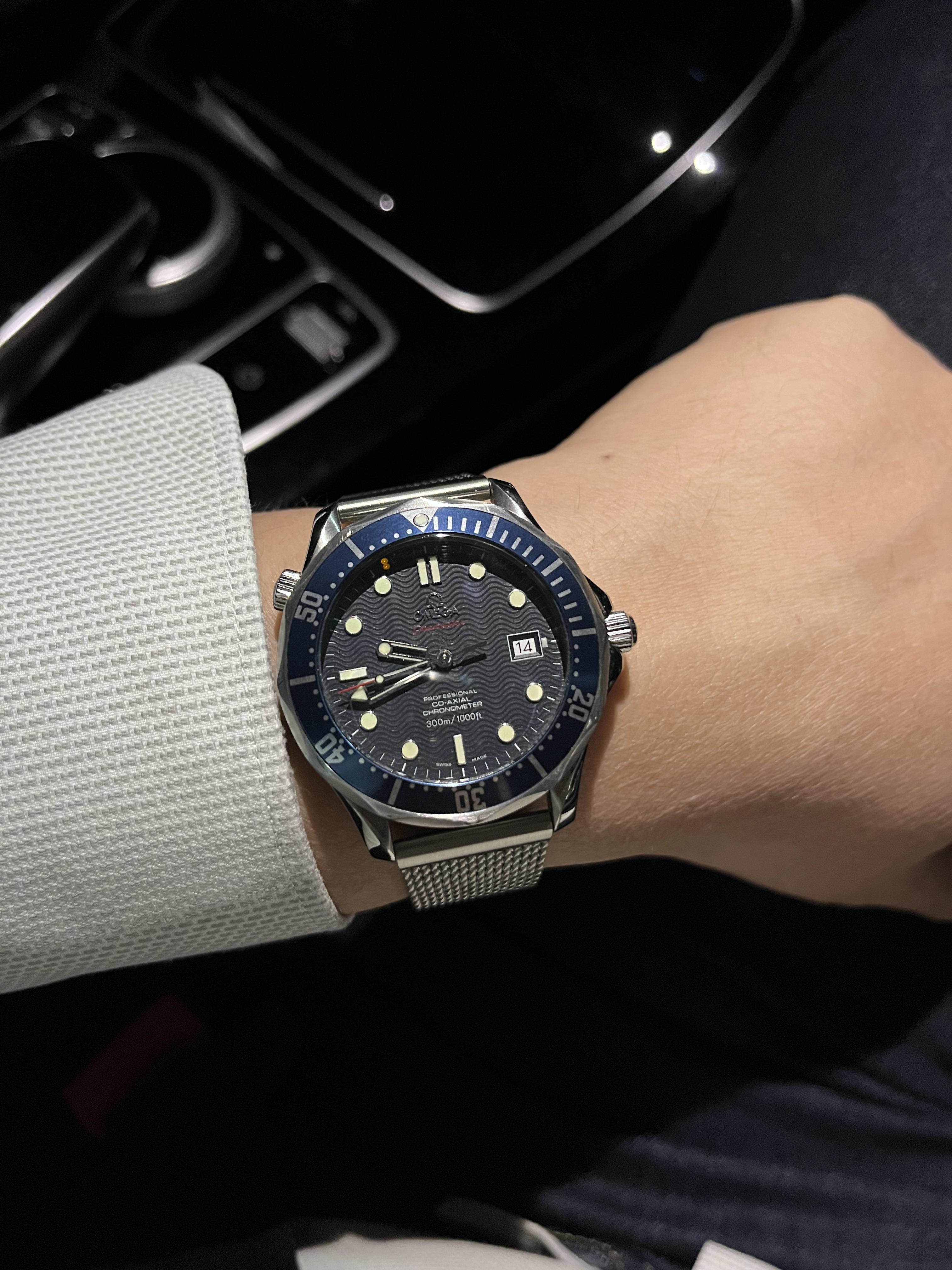 シーマスター用にメッシュブレスレット買ったんだけどさ。俺だけかも