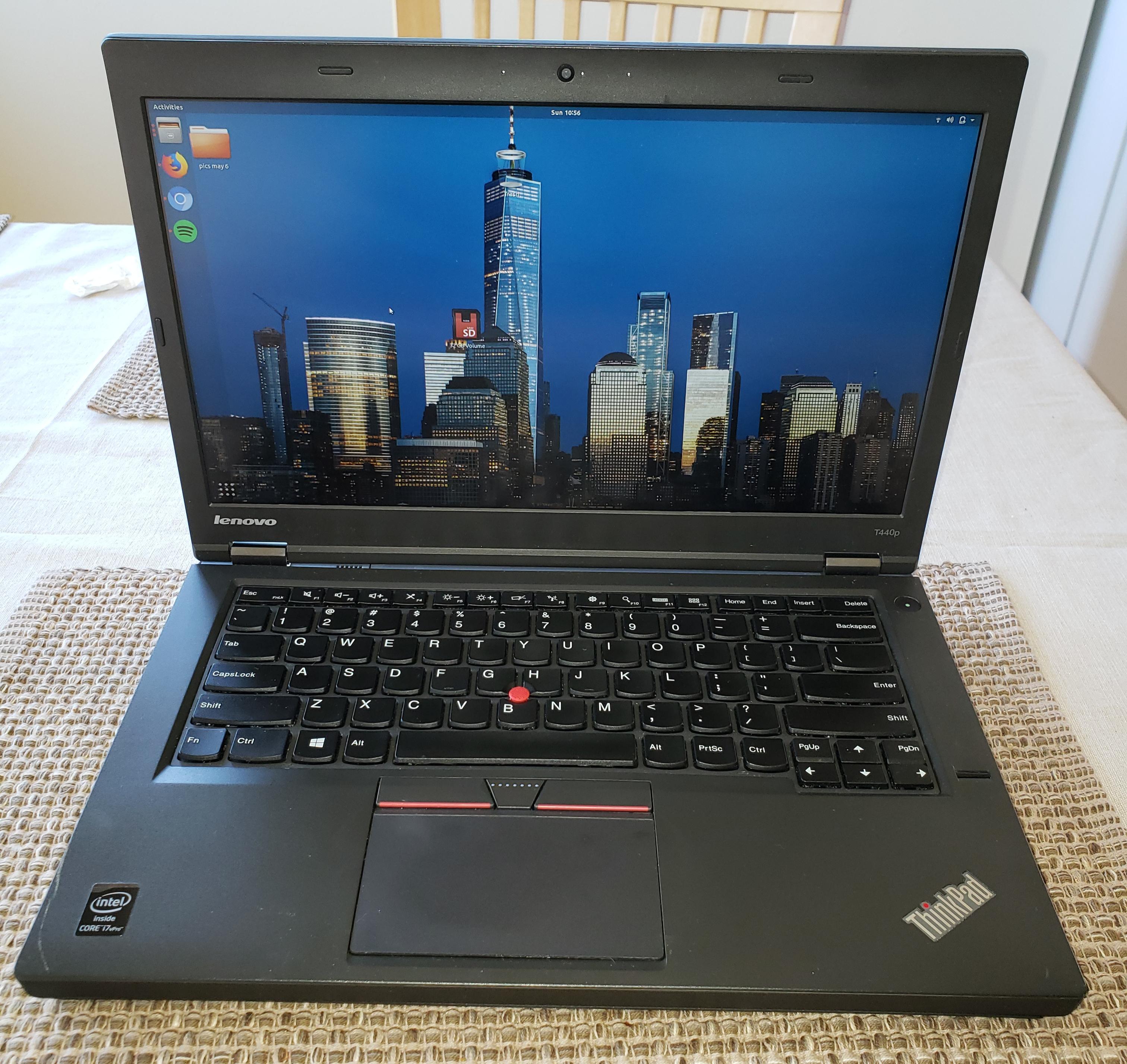 My ThinkPad t440p 1080p ips, quad core i7 and upgraded trackpad