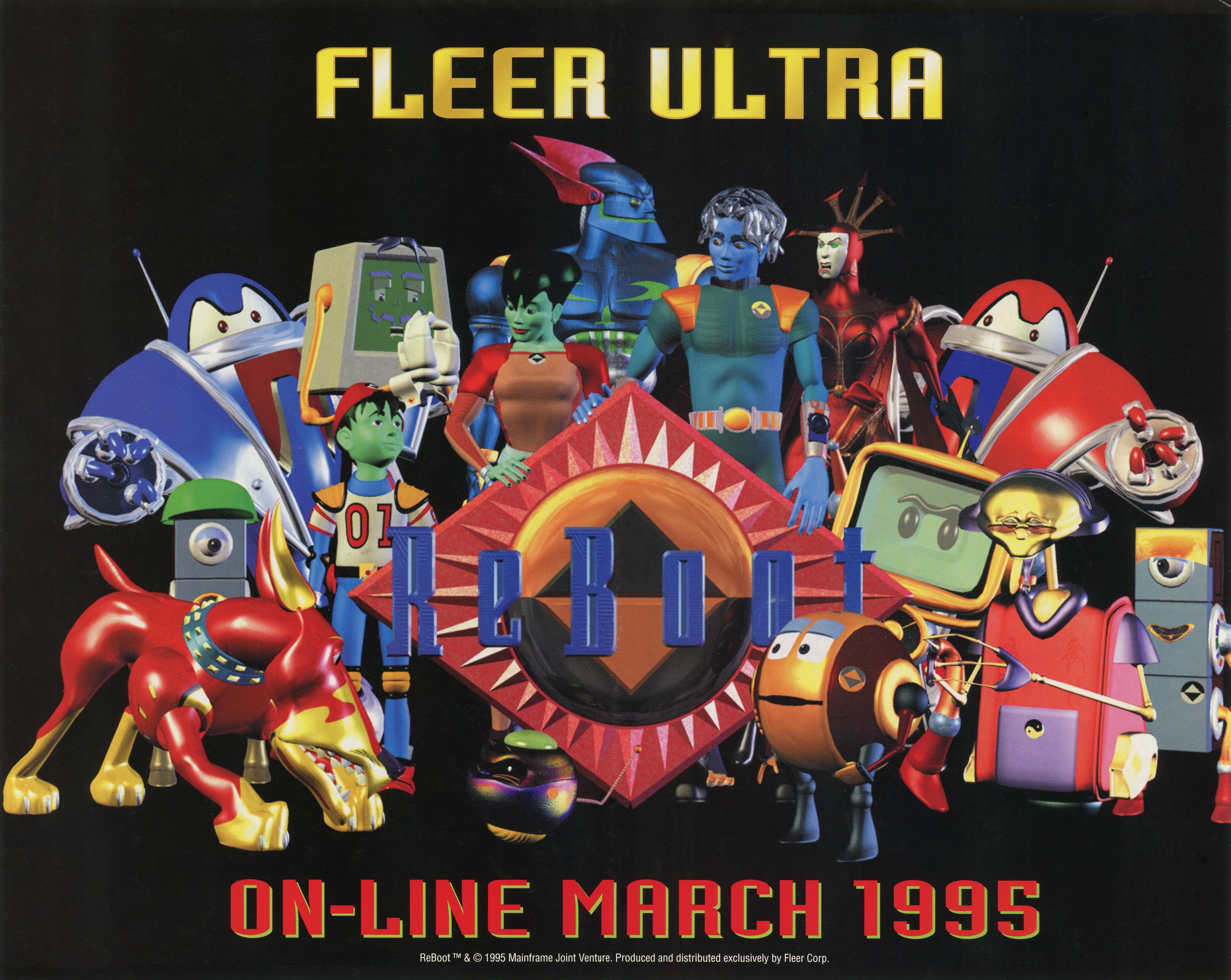 ReBoot poster for 1995 Fleer card set : r/ReBoot