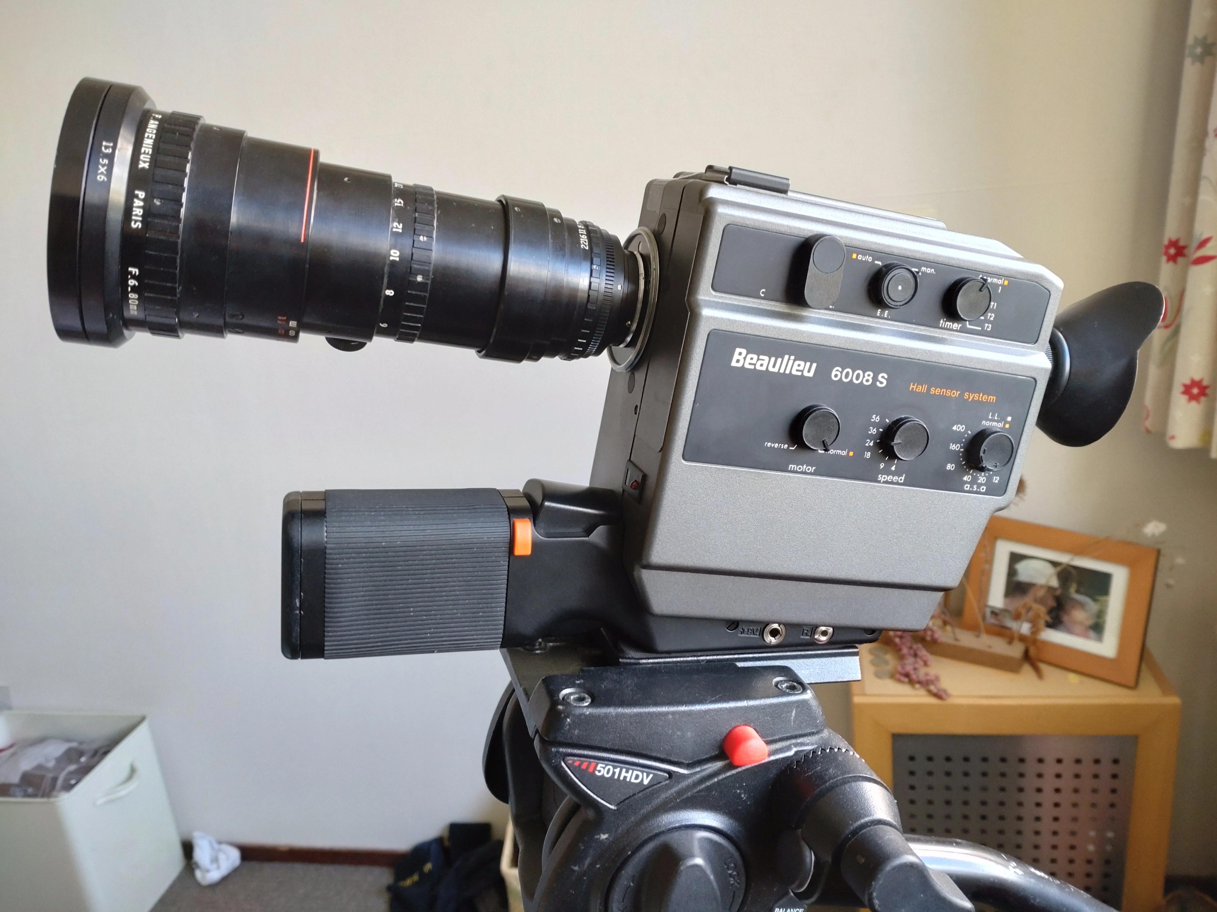 Beaulieu 6008 S8 Camera w/ Angenieux Paris 6-80mm f1.2 : r/Filmmakers