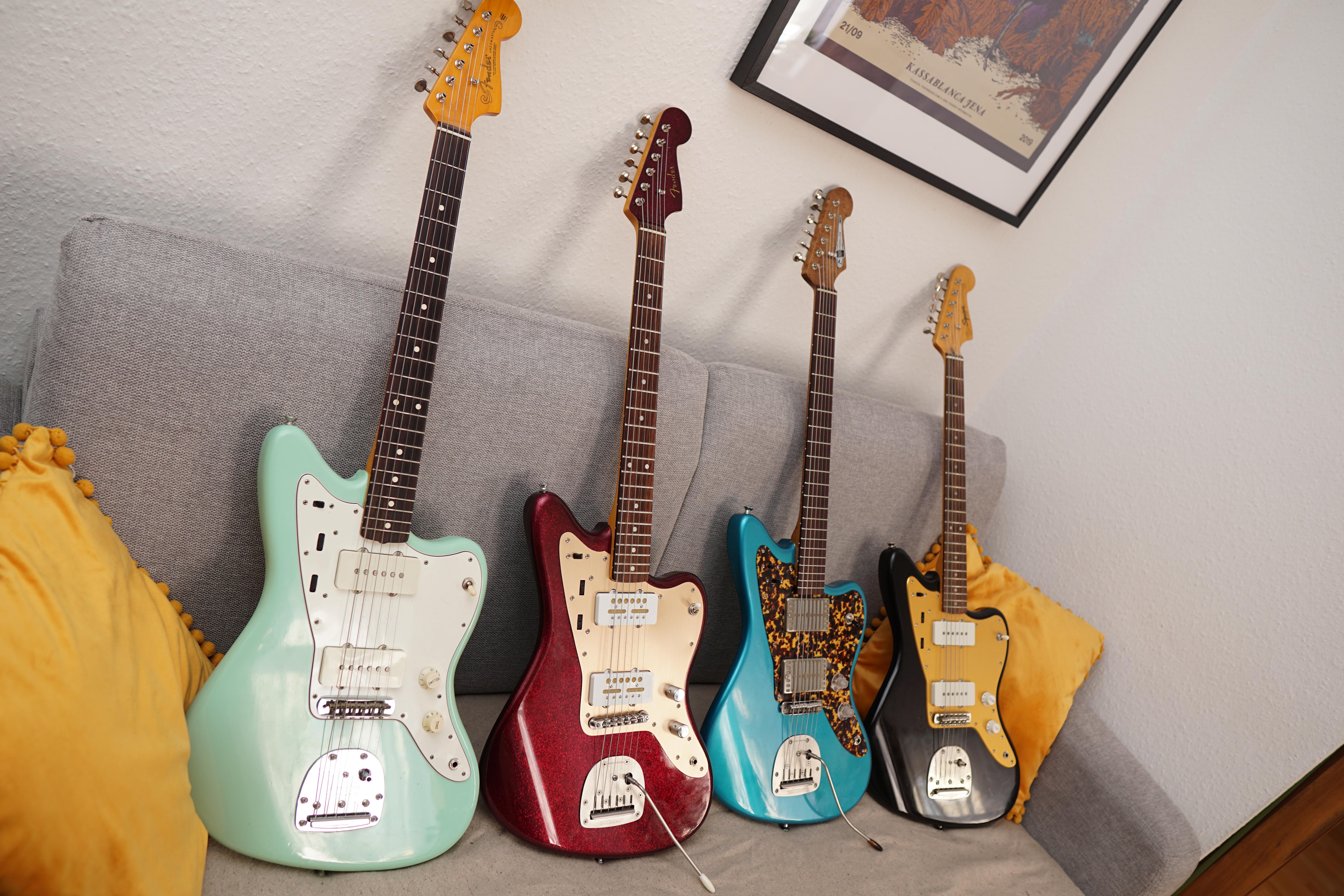 Modded my Fender Japan J Mascis Jazzmaster and made a family