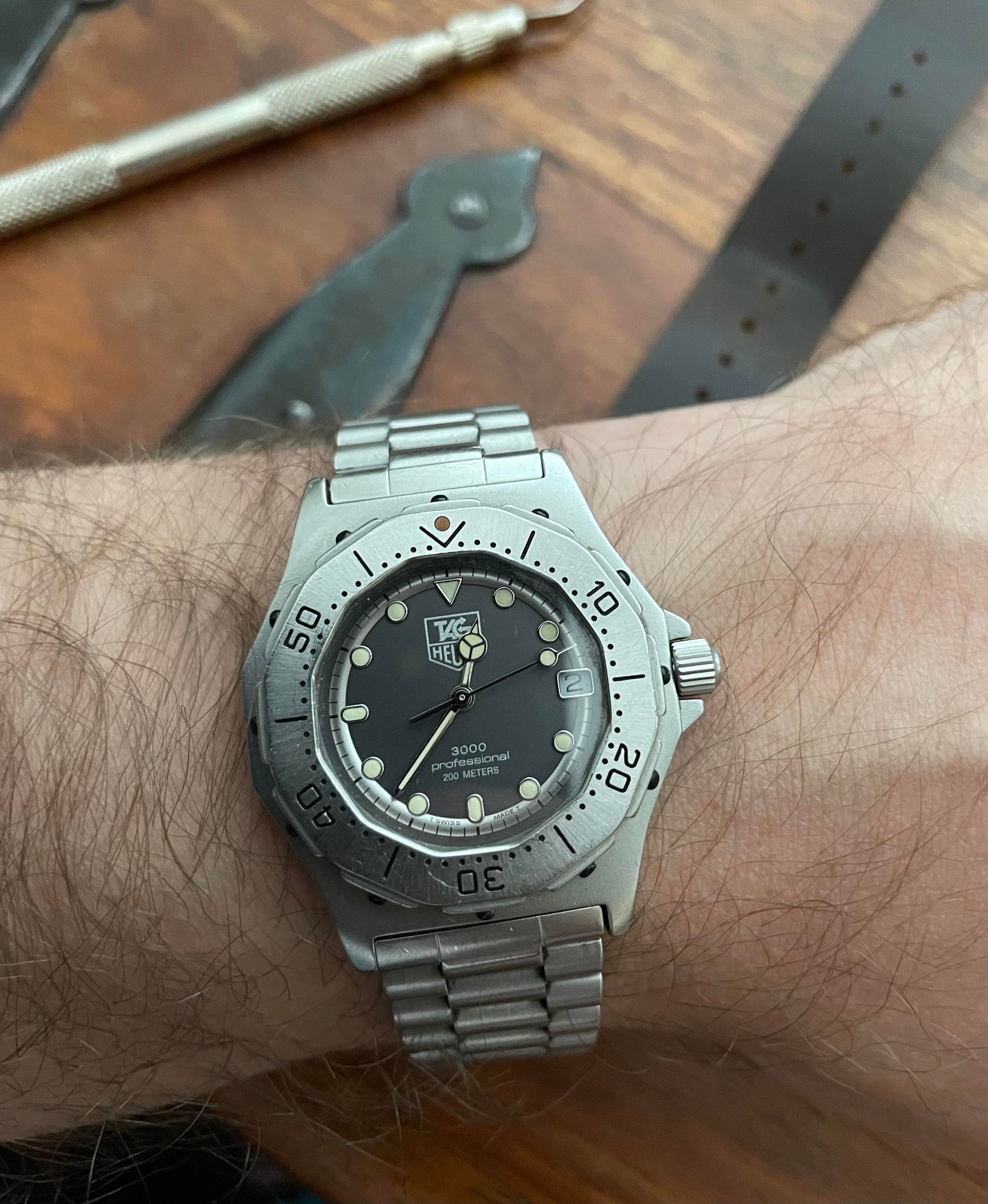 この TAG Heuer 3000 Professional ref 932.213 の相場を教えてもらえ