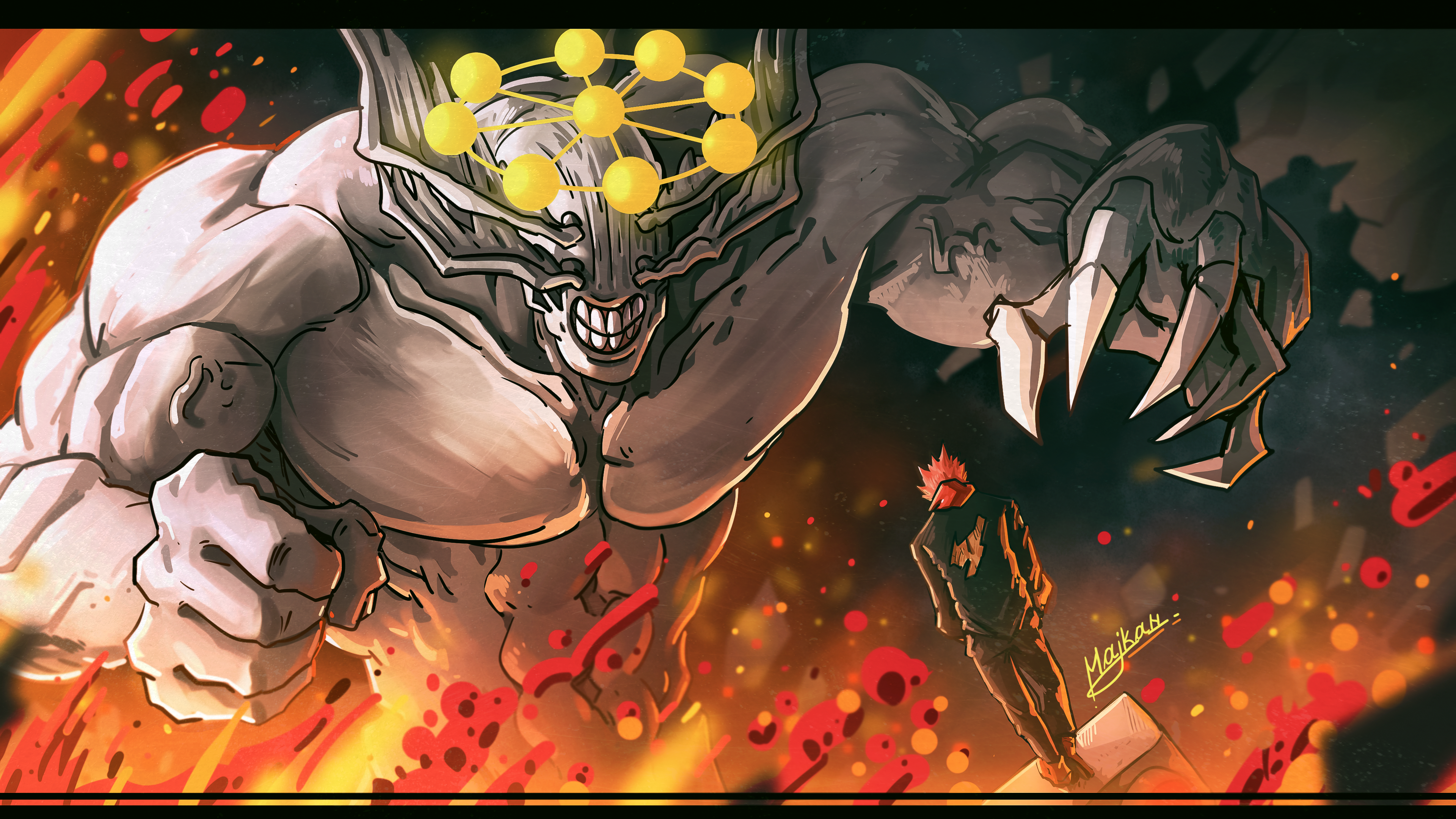 私作の宿儺 vs. 摩虎羅ファンアート : r/JuJutsuKaisen