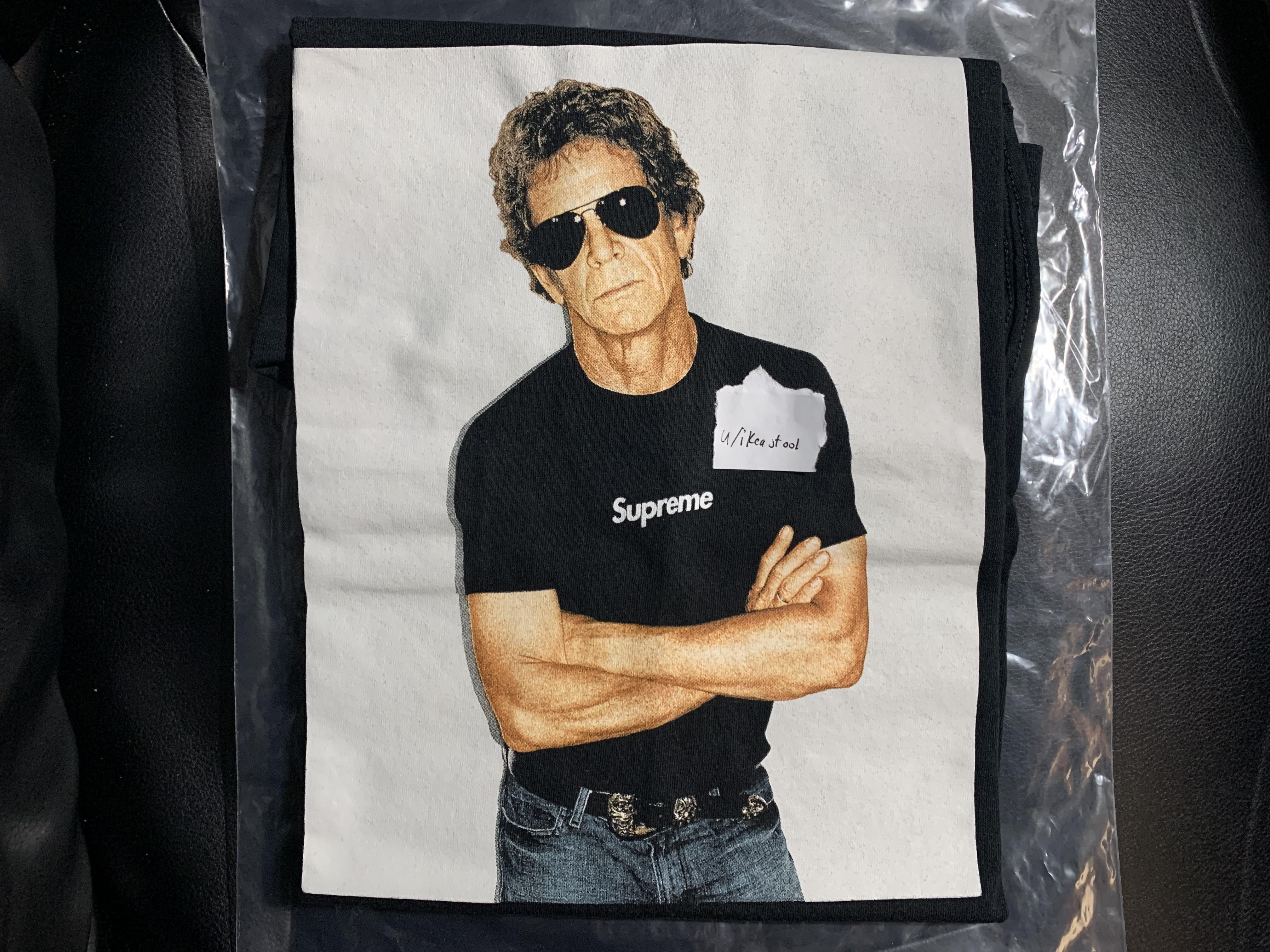 FS] Supreme Lou Reed Photo Tee SS09 Size L Black BIN $300 : r