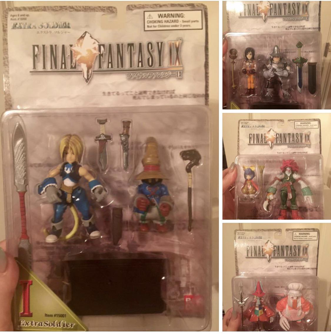 FFIX Extra Soldier Figures (Circa 1997) Still in Boxes and Mint