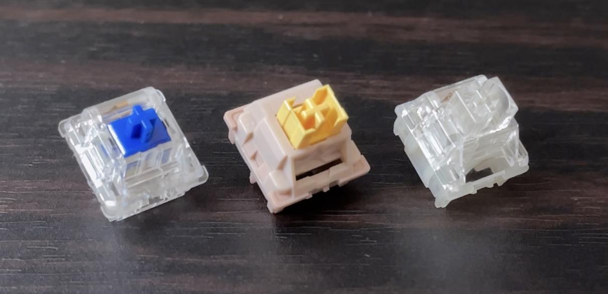 サイレントスイッチレビュー：Durock Dolphin、Outemu Peach v2、TTC