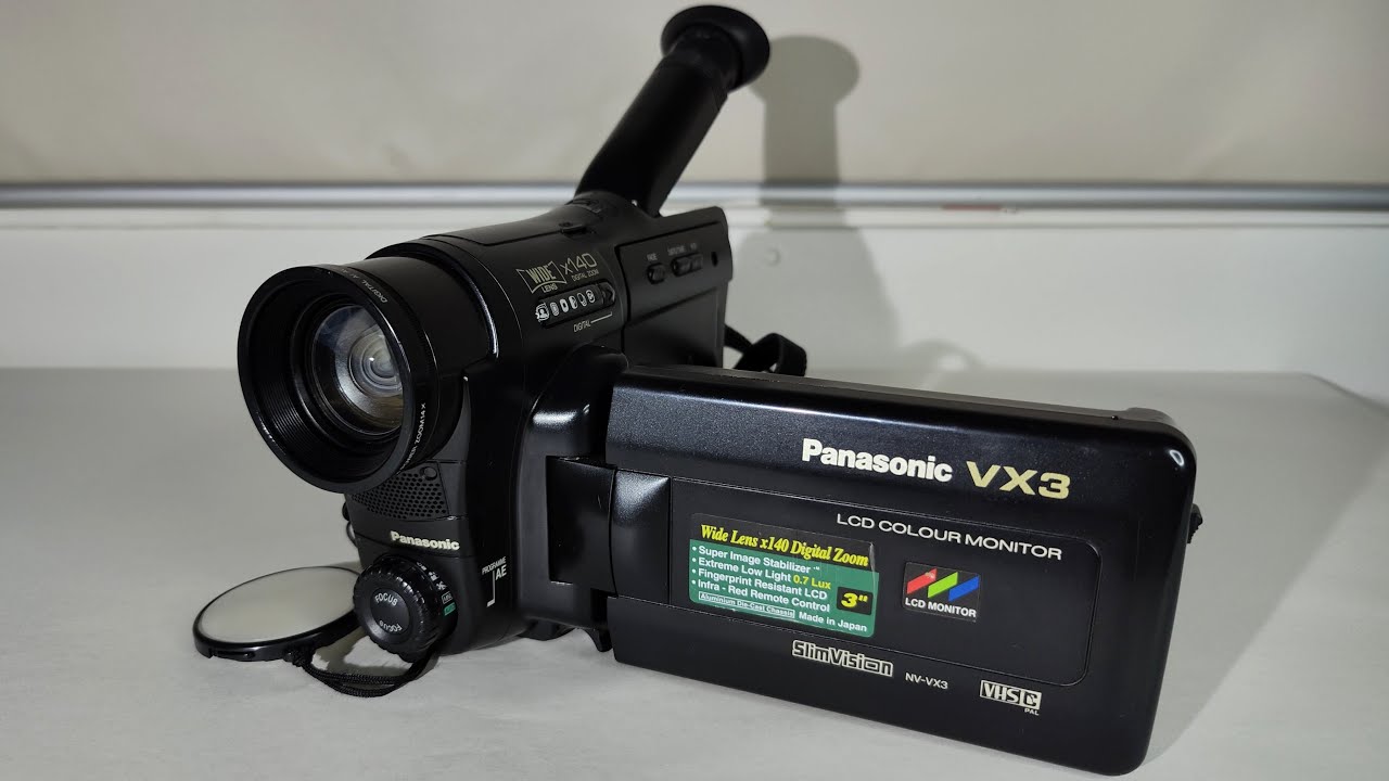1996 Panasonic NV-VX3A VHS-C Camcorder Tape Rewind - YouTube