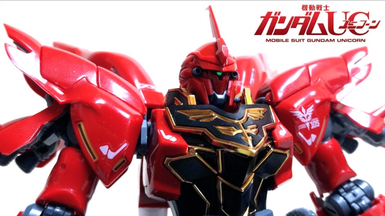 GUNDAM UC】RG MSN-06S Sinanju 1/144 wotafa's gunpla review - YouTube